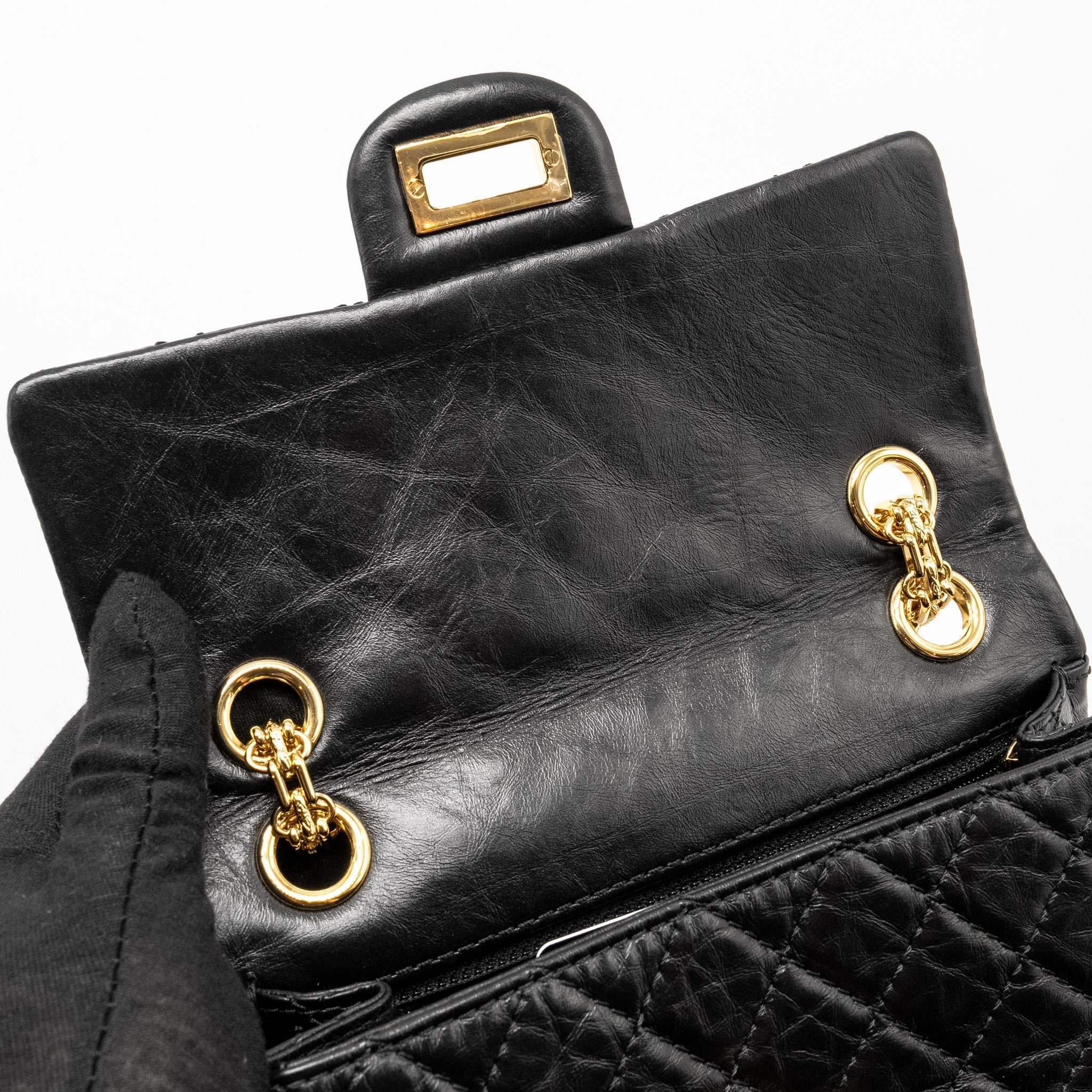 chanel-mini-2-55-reissue-aged-calfskin-black-ghw-copy