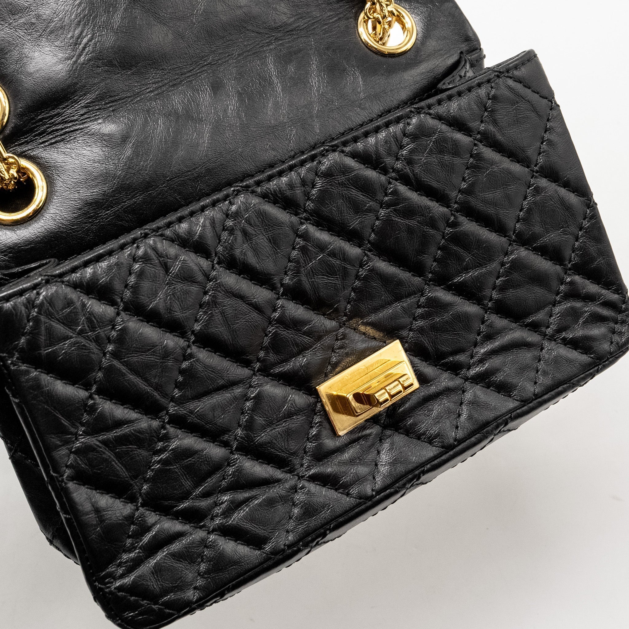 chanel-mini-2-55-reissue-aged-calfskin-black-ghw-copy