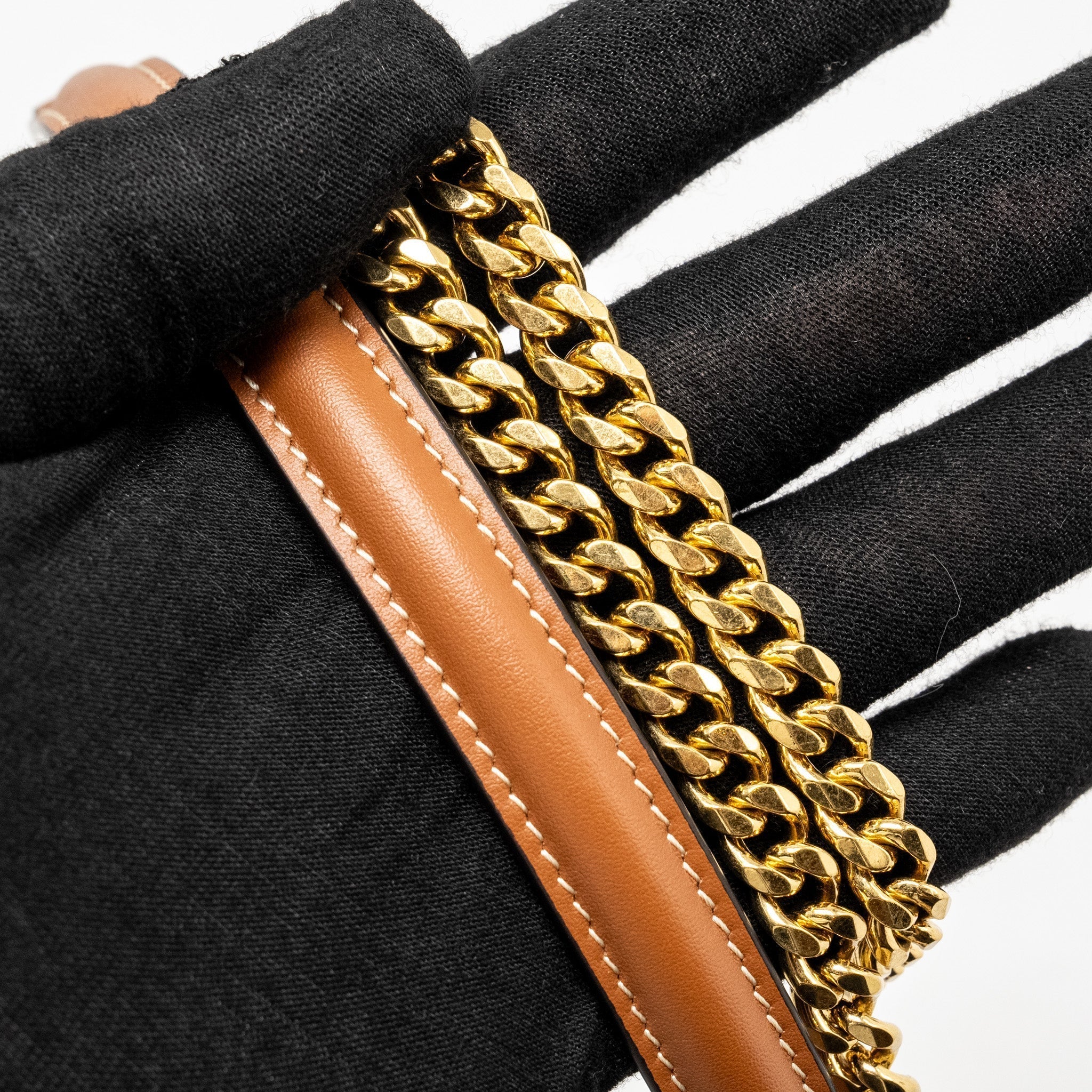 celine-wallet-on-chain-margo-triomphe-canvas-calfskin-tan-ghw