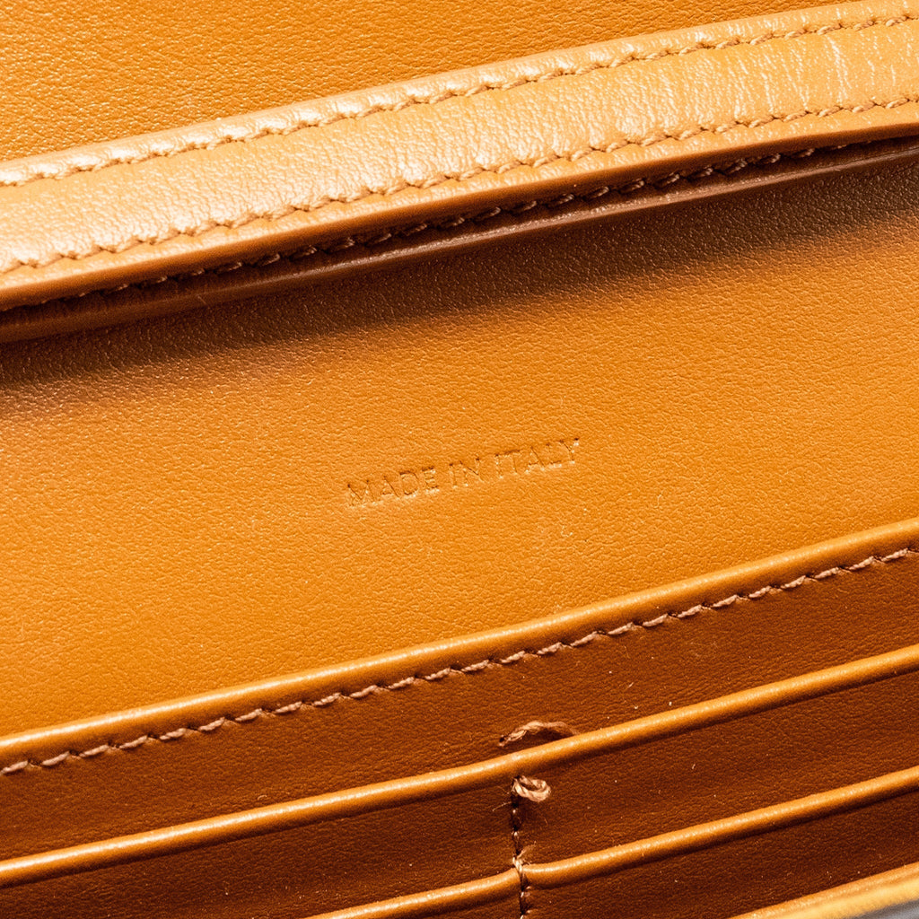 celine-wallet-on-chain-margo-triomphe-canvas-calfskin-tan-ghw