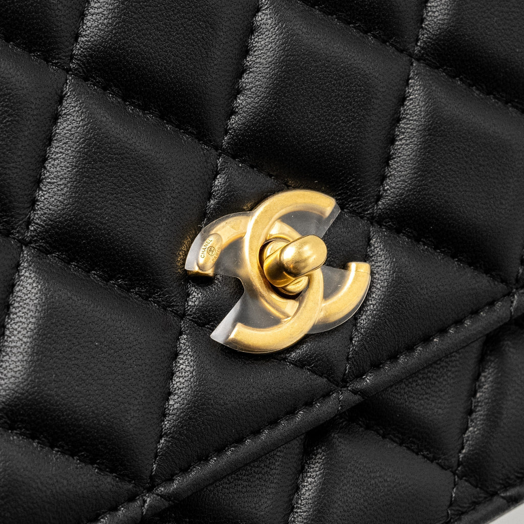 chanel-classic-wallet-on-chain-with-camellia-adjustable-chain-lambskin-black-ghw-microchip