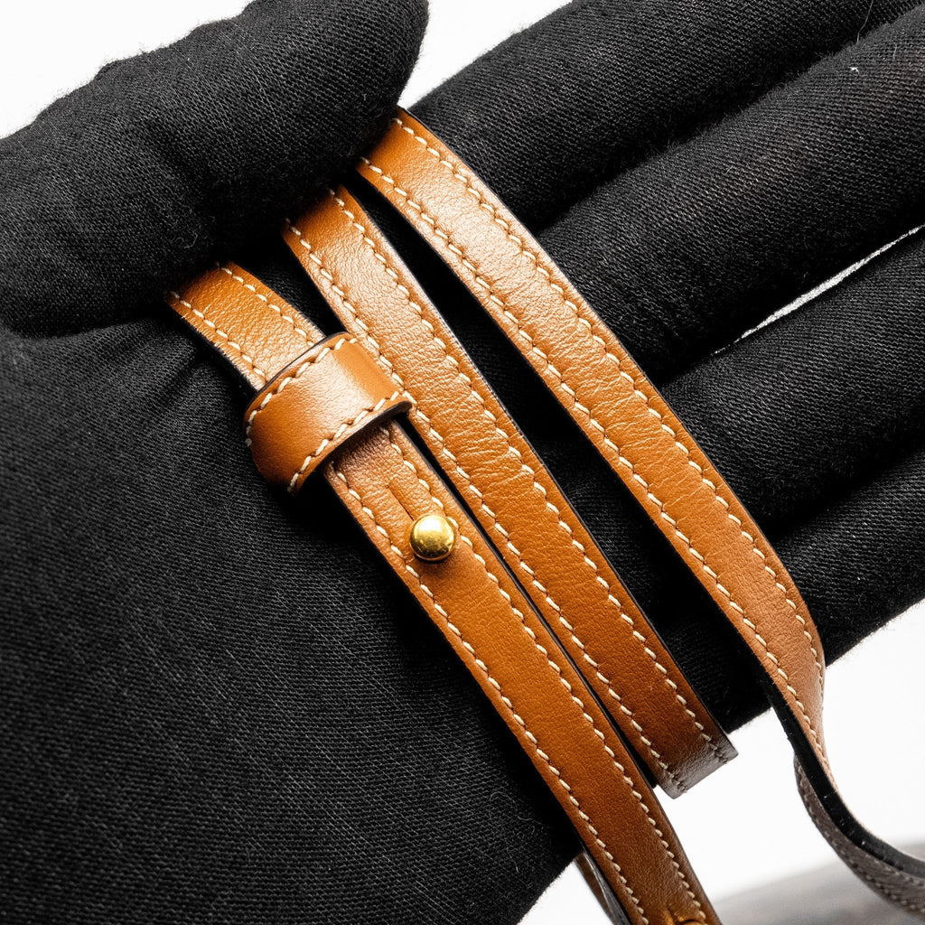 celine-wallet-on-strap-triomphe-canvas-smooth-lambskin-tan-ghw-6
