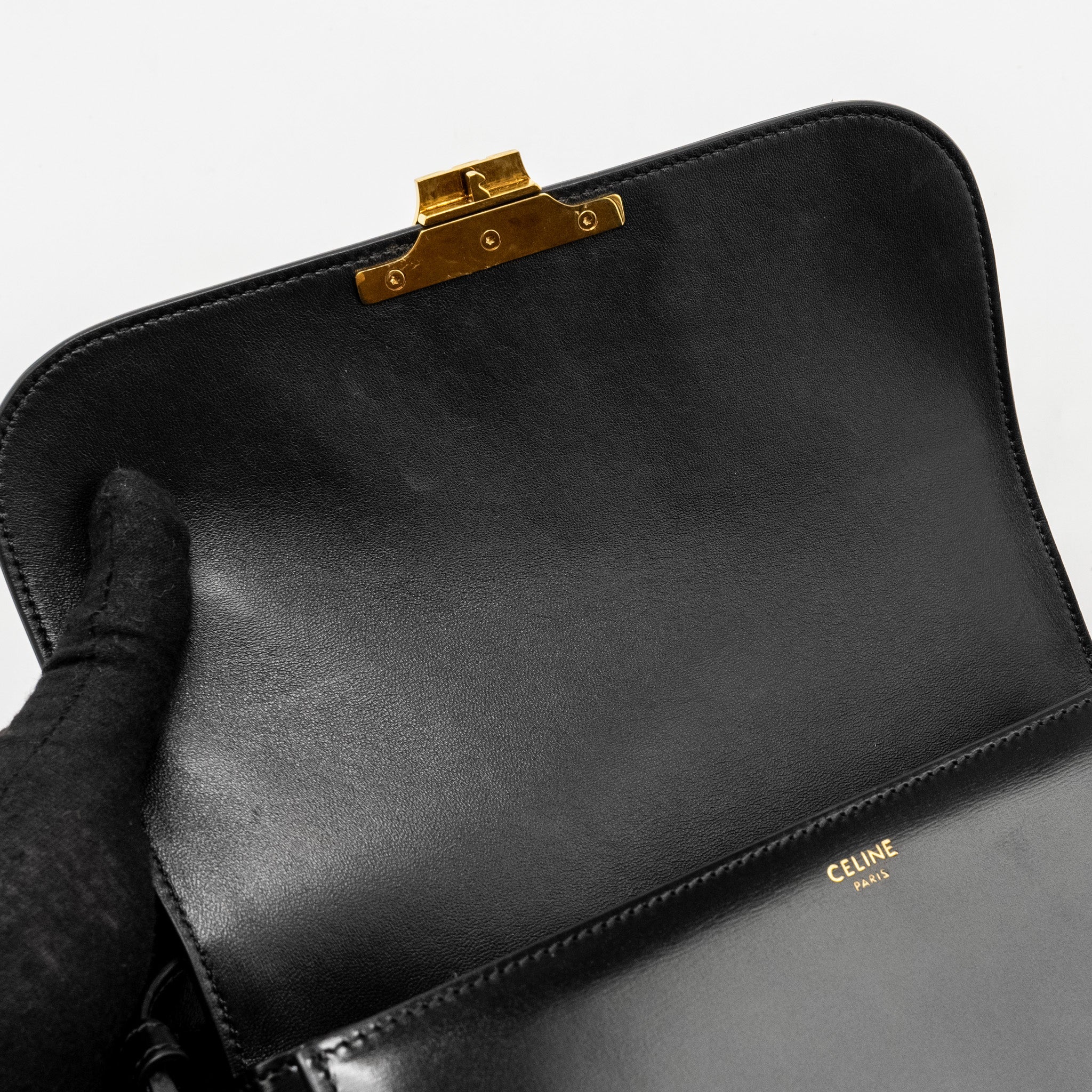 celine-classic-triomphe-bag-shiny-calfskin-black-ghw