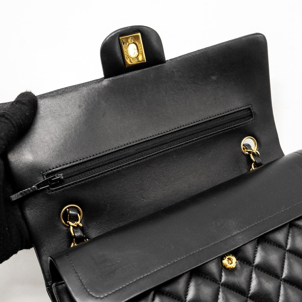 chanel-medium-classic-double-flap-bag-lambskin-black-ghw-7