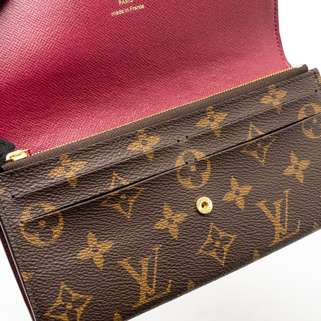 louis-vuitton-sarah-wallet-fuchsia-monogram-canvas-ghw