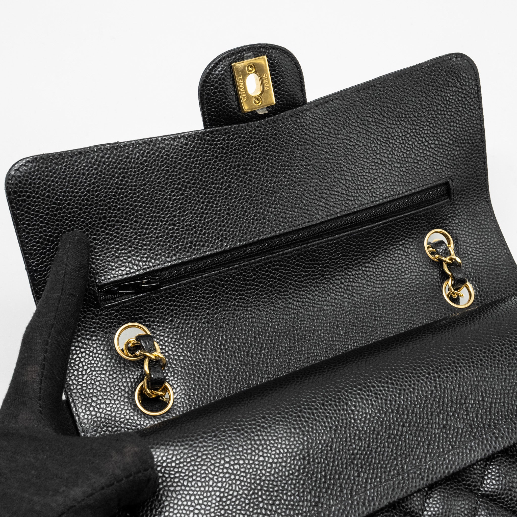 chanel-medium-classic-double-flap-bag-caviar-black-ghw-microchip-8
