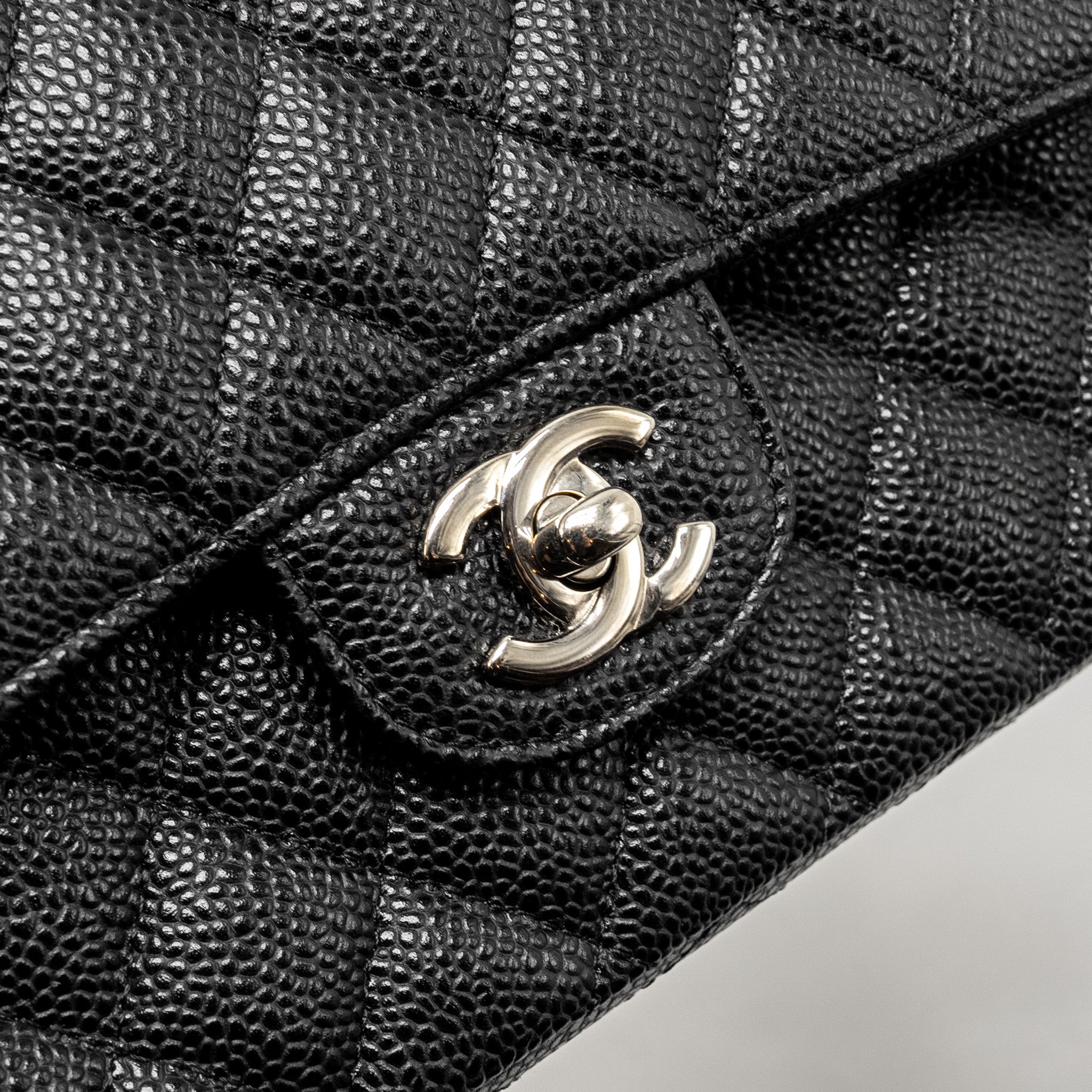 chanel-medium-classic-double-flap-bag-caviar-black-shw-copy