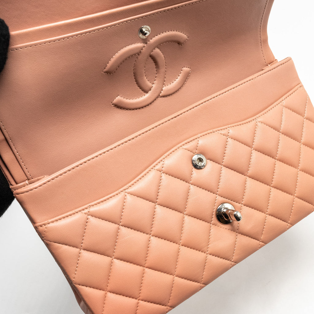 chanel-medium-classic-double-flap-bag-lambskin-pink-shw-microchip-copy
