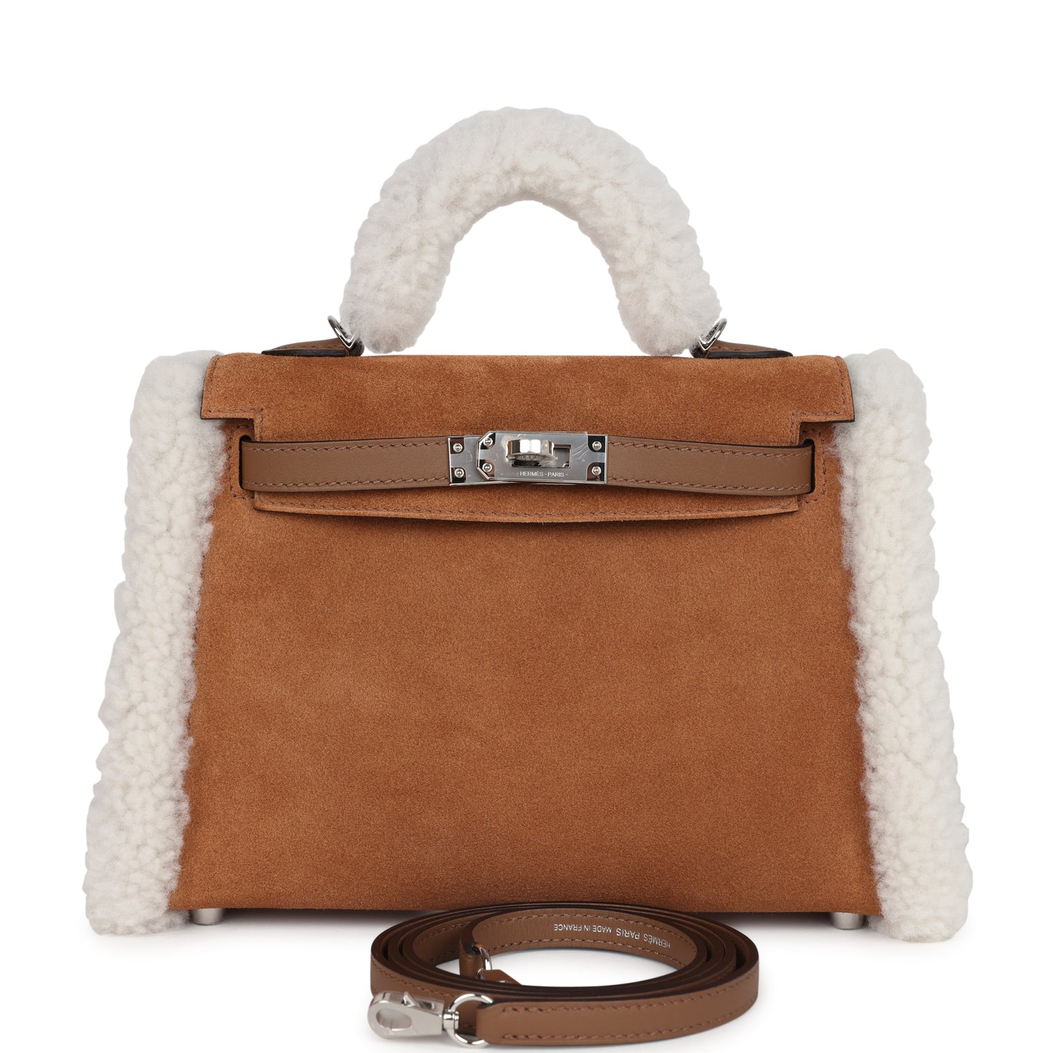 Teddy Kelly 20 Chamois Shearling and Swift Bag