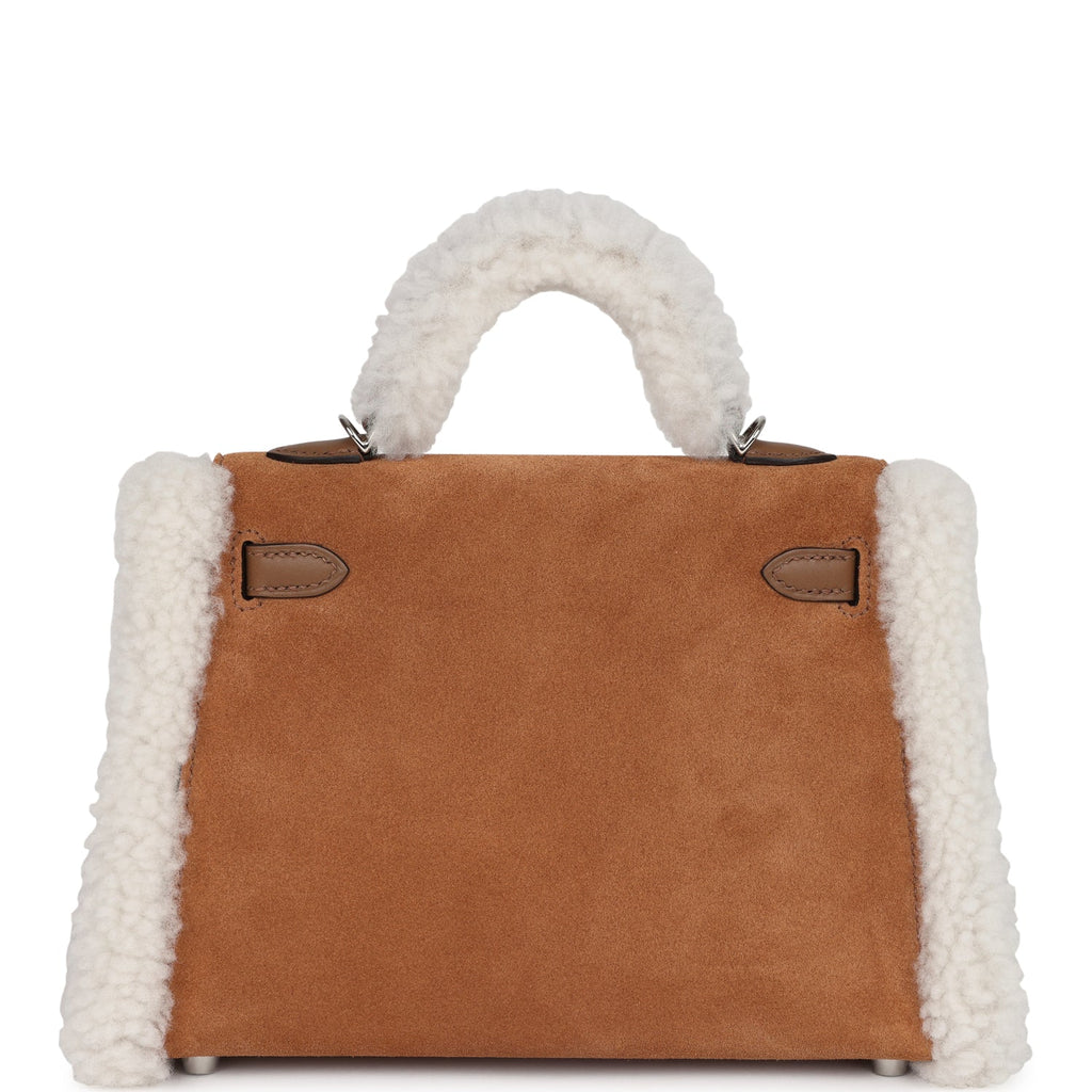 Teddy Kelly 20 Chamois Shearling and Swift Bag