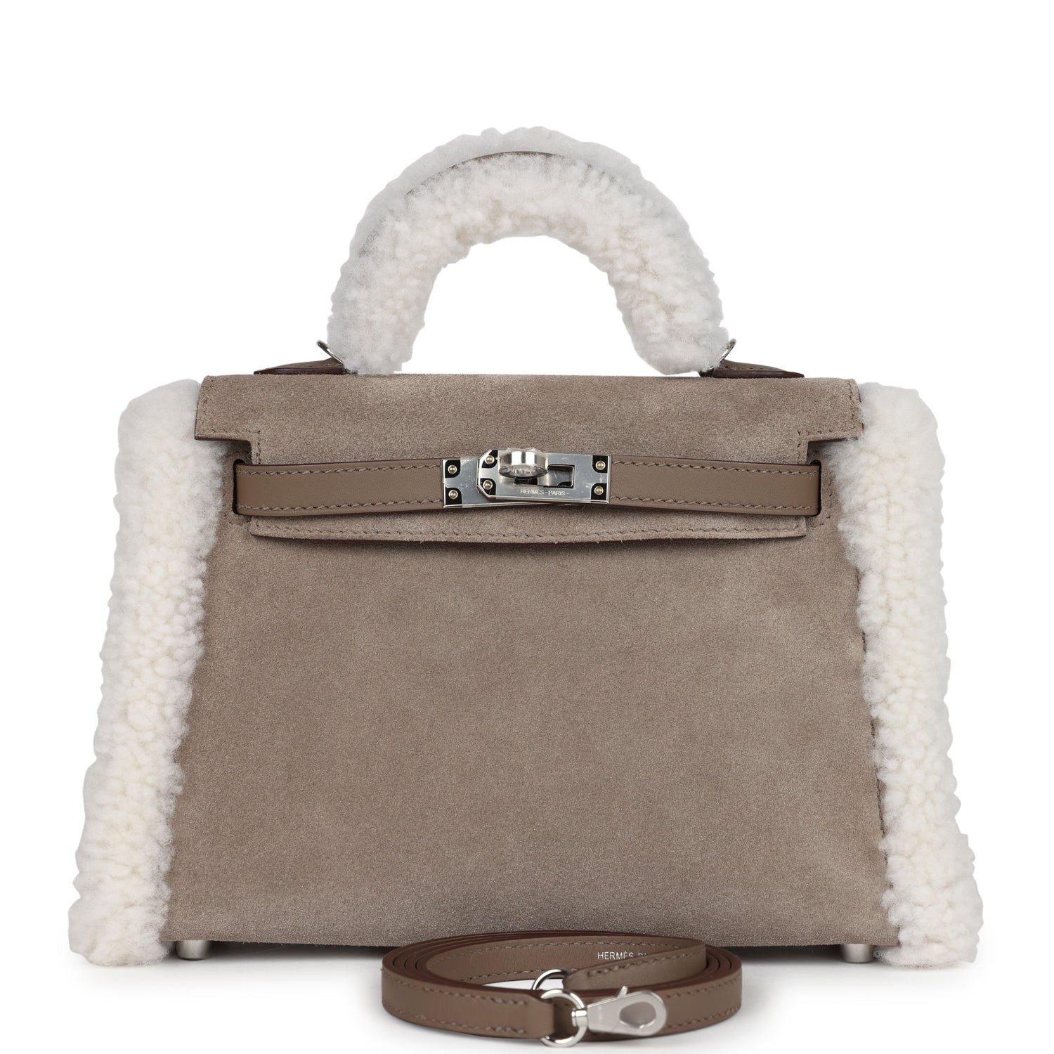 Teddy Kelly 20 Gris Caillou and Etoupe Swift Bag