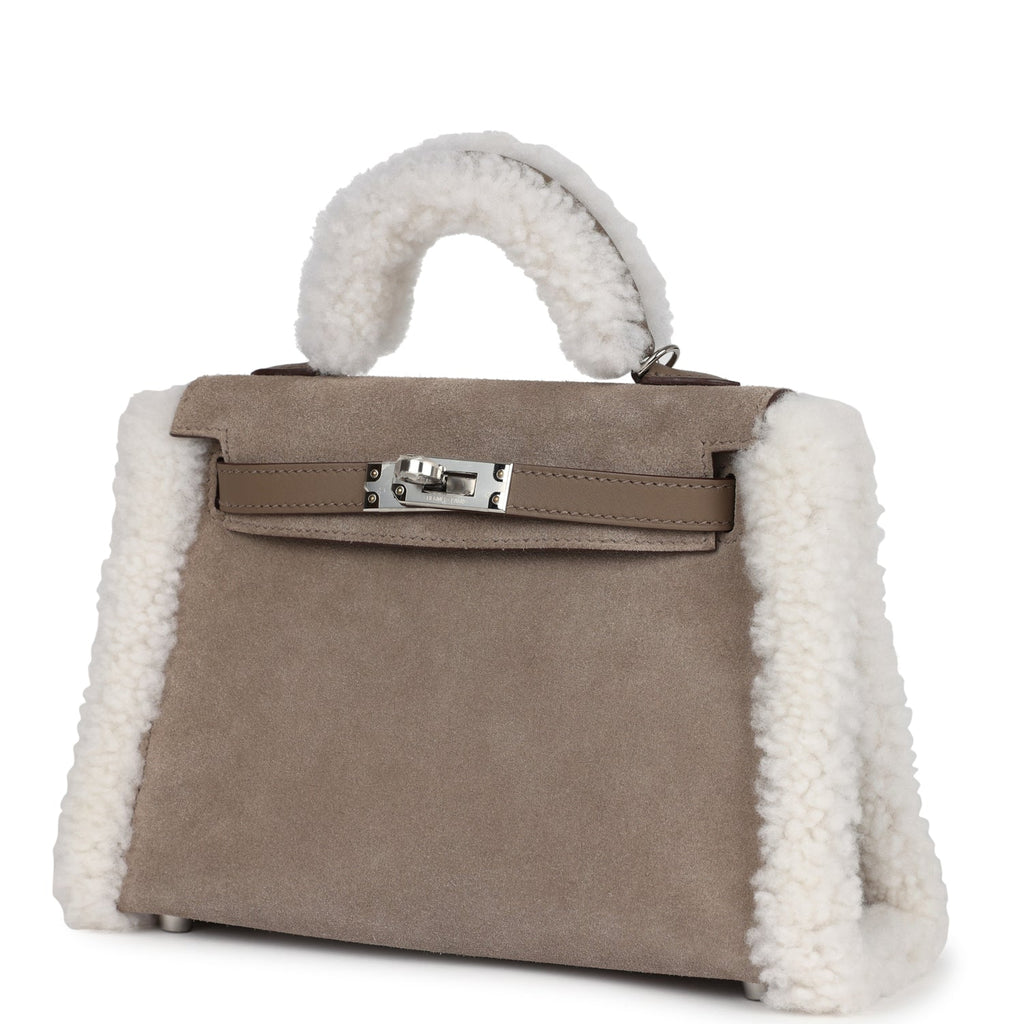 Teddy Kelly 20 Gris Caillou and Etoupe Swift Bag