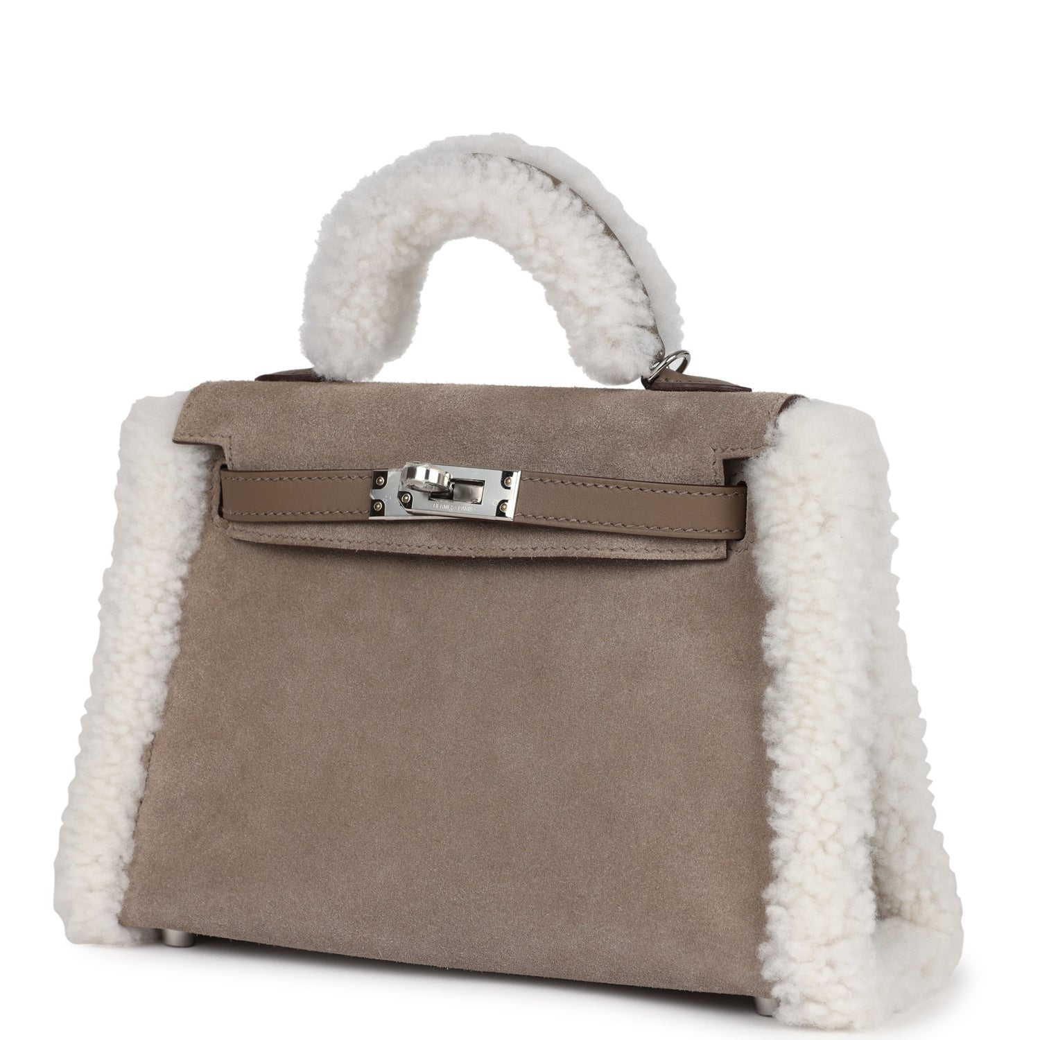 Teddy Kelly 20 Gris Caillou and Etoupe Swift Bag