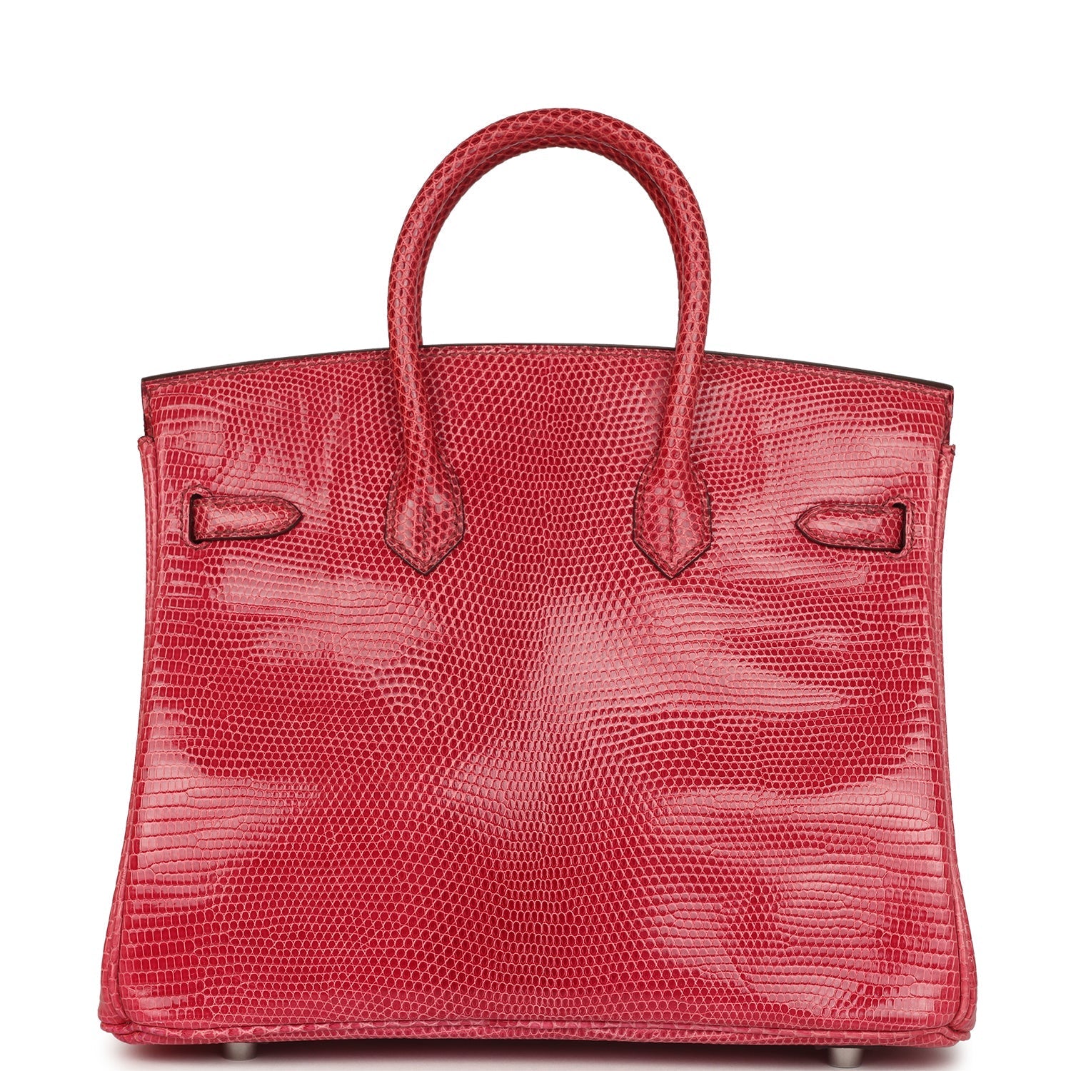 Vintage Birkin 25 Fuchsia Varanus Niloticus Lizard Palladium Hardware Bag