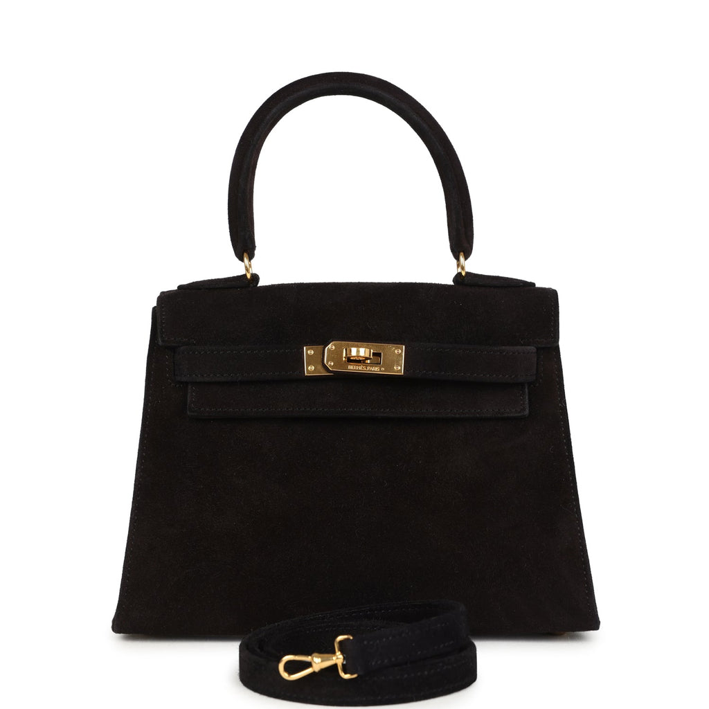 Vintage Kelly Sellier 20 Black Doblis Bag
