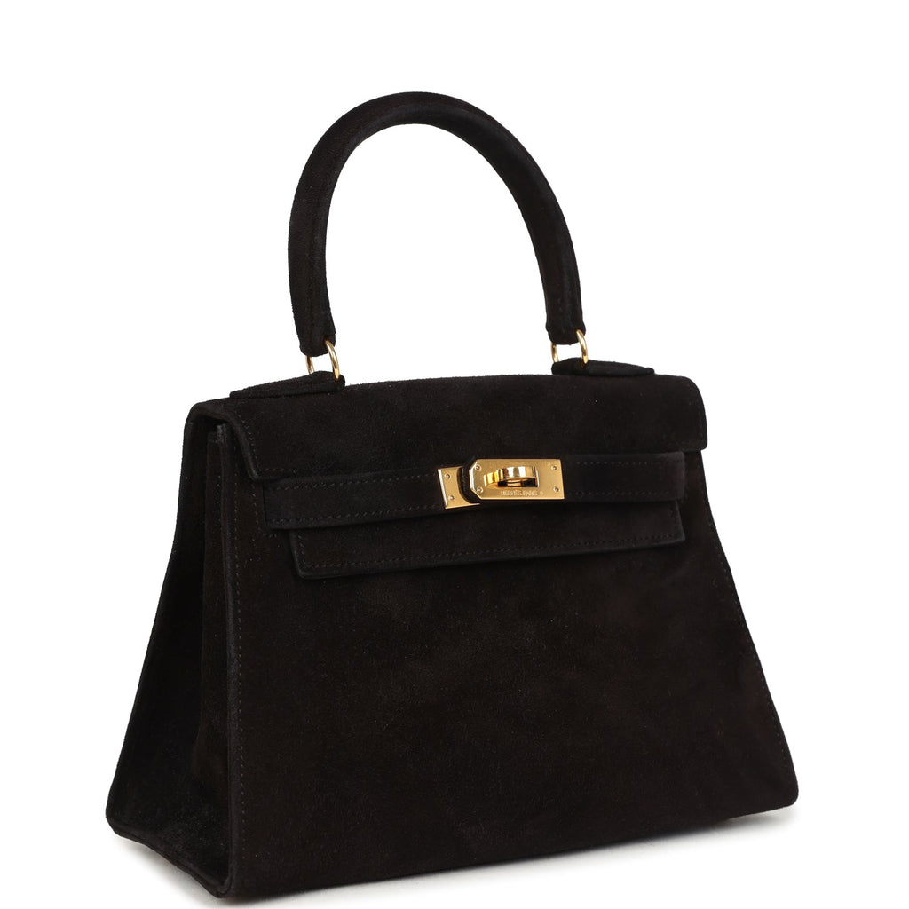 Vintage Kelly Sellier 20 Black Doblis Bag