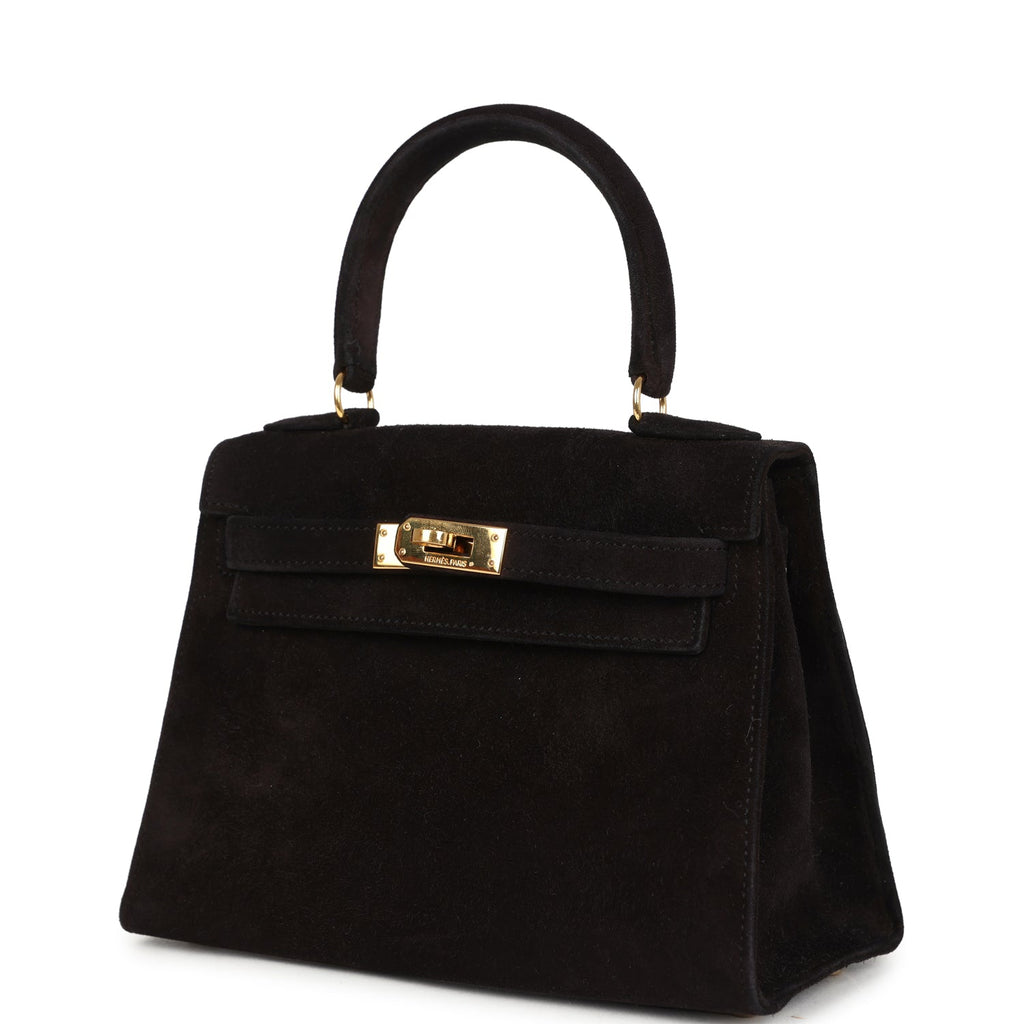 Vintage Kelly Sellier 20 Black Doblis Bag