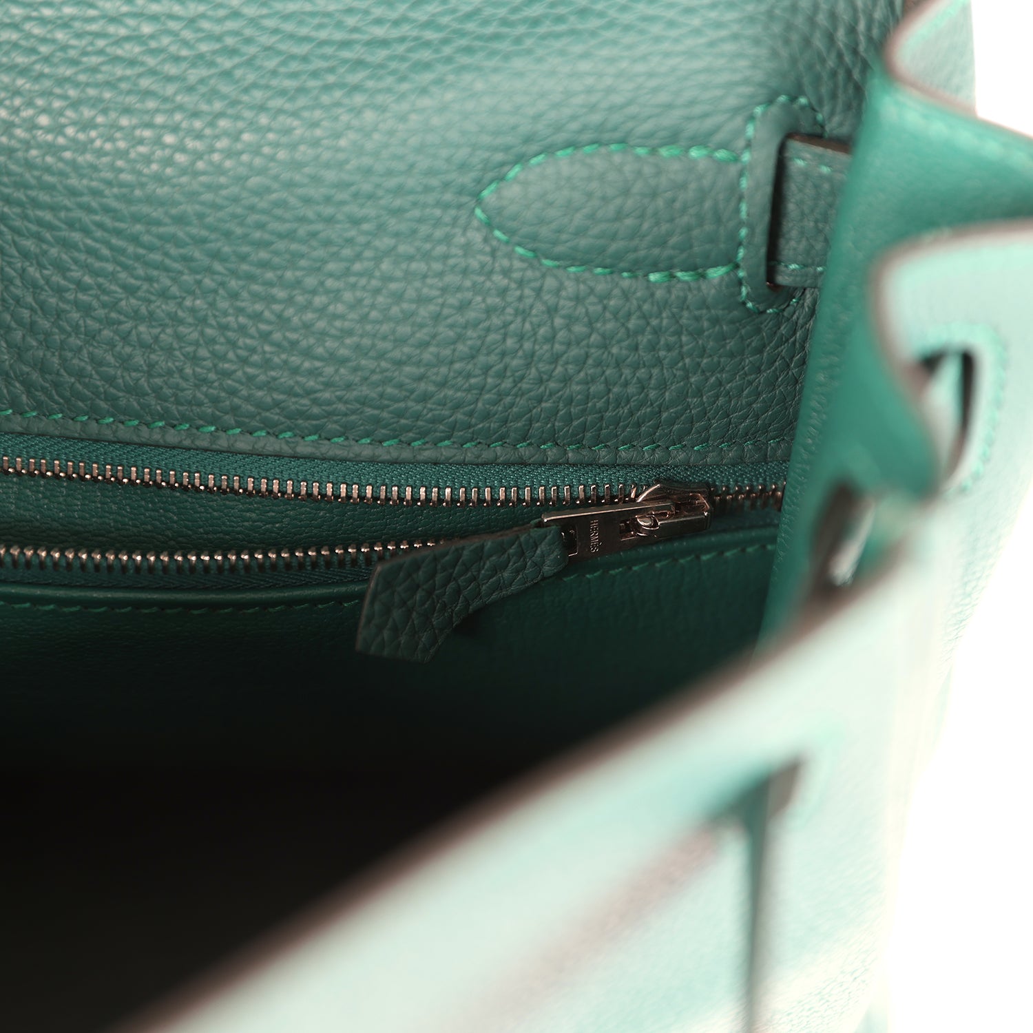 Kelly Retourne 28 Kelly Au Pas Malachite Palladium Hardware Bag