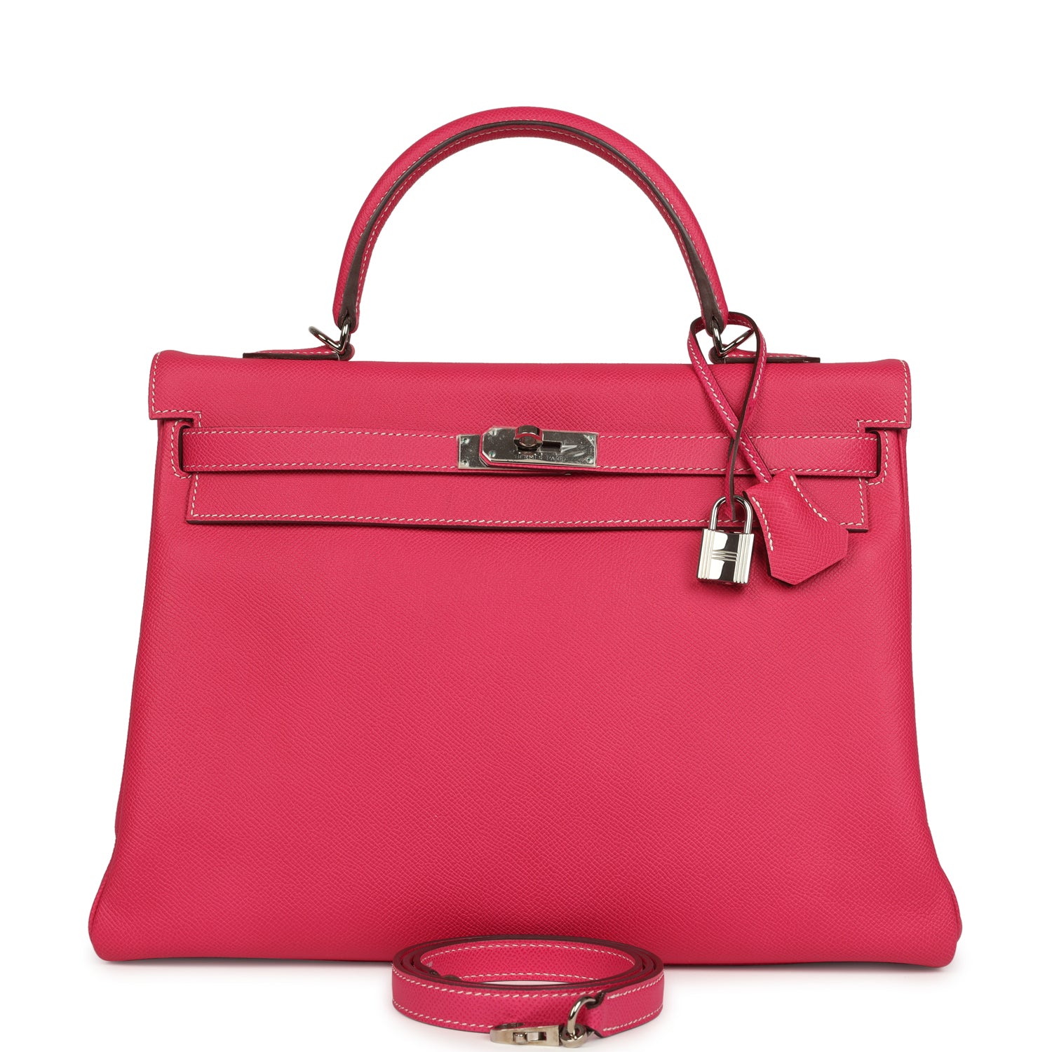 Candy Kelly Retourne 35 Rose Tyrien Epsom Palladium Hardware Bag