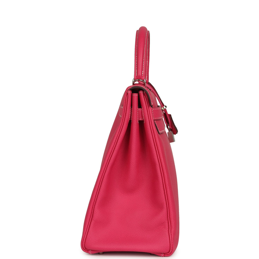 Candy Kelly Retourne 35 Rose Tyrien Epsom Palladium Hardware Bag