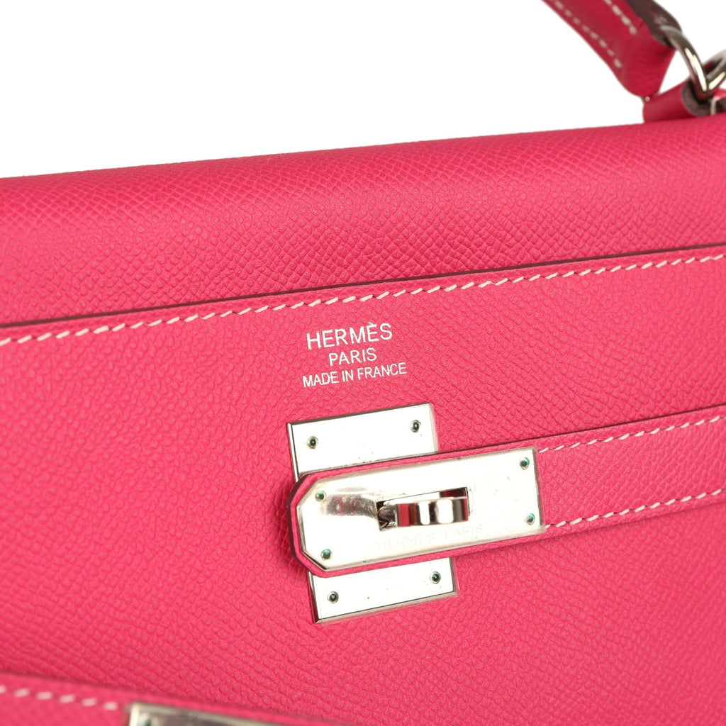 Candy Kelly Retourne 35 Rose Tyrien Epsom Palladium Hardware Bag