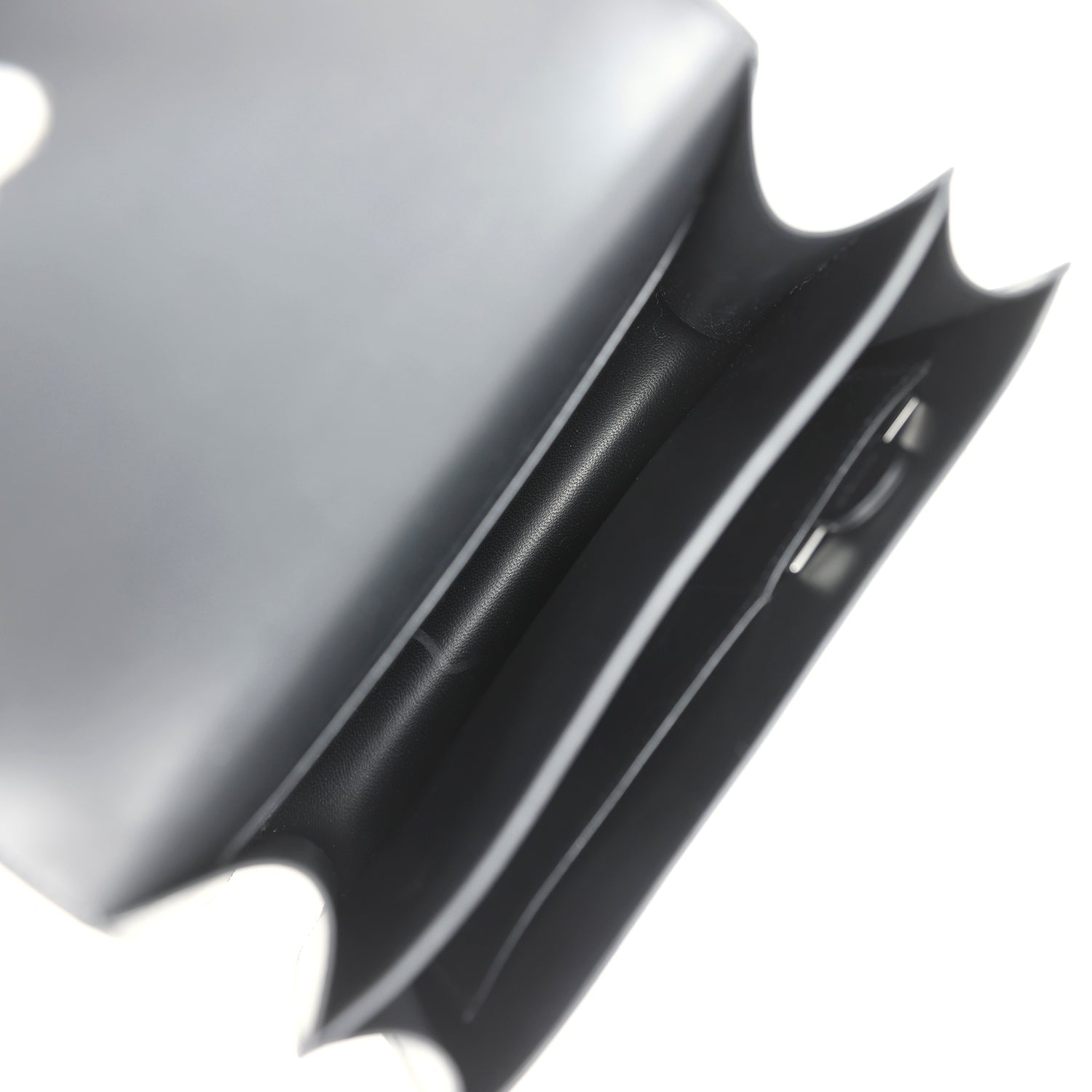 Constance 18 Black Tadelakt Palladium Hardware Bag