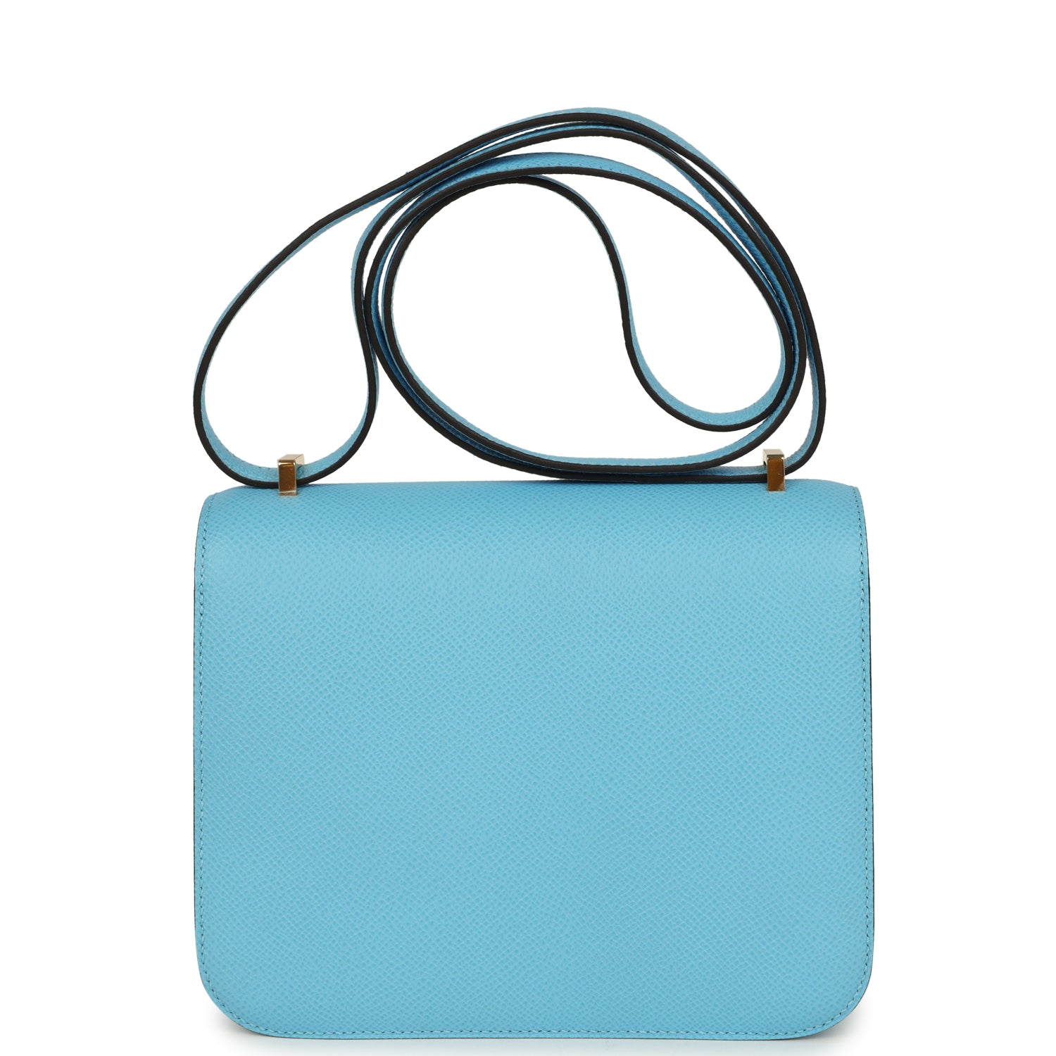 Constance 1-18 Celeste Epsom Gold Hardware Bag