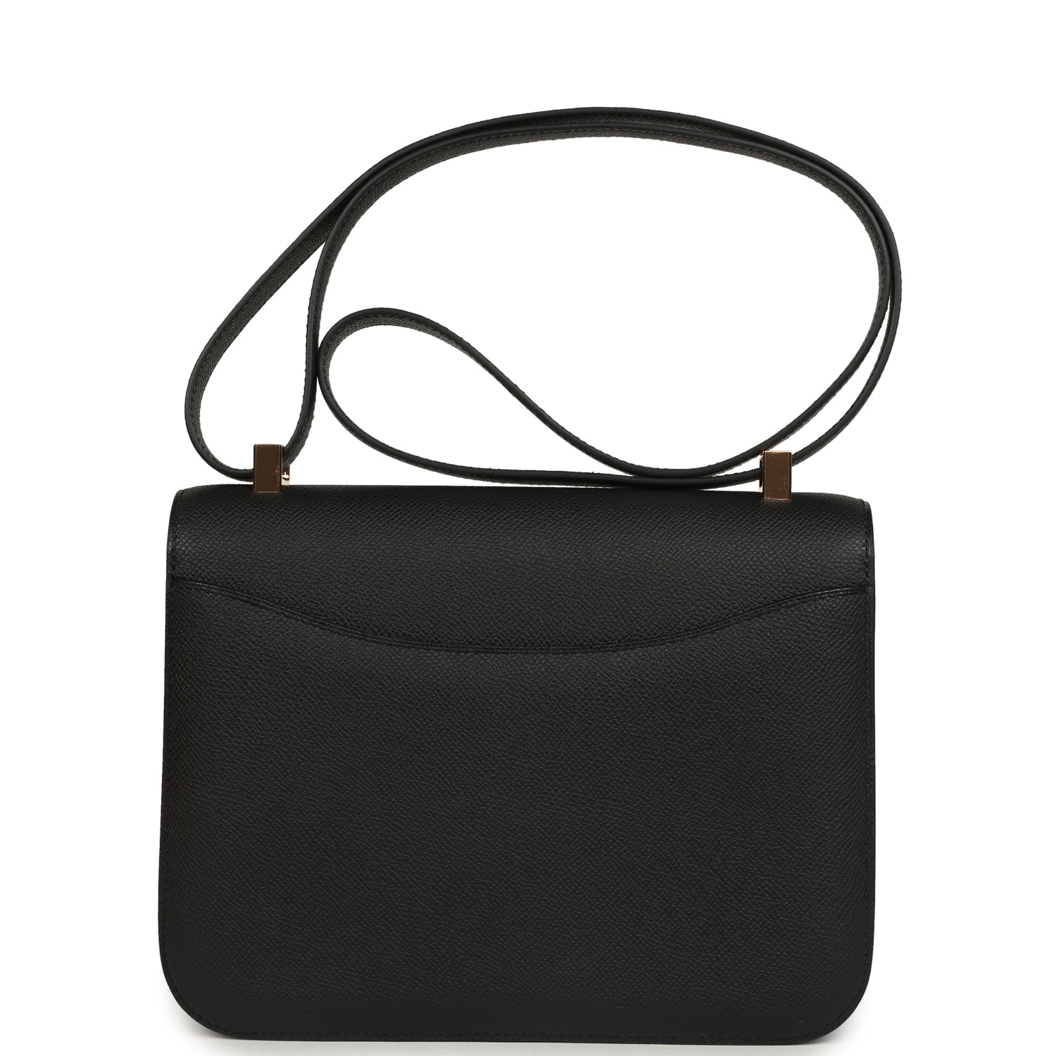 Constance 1-24 Black Epsom Rose Gold Hardware Bag