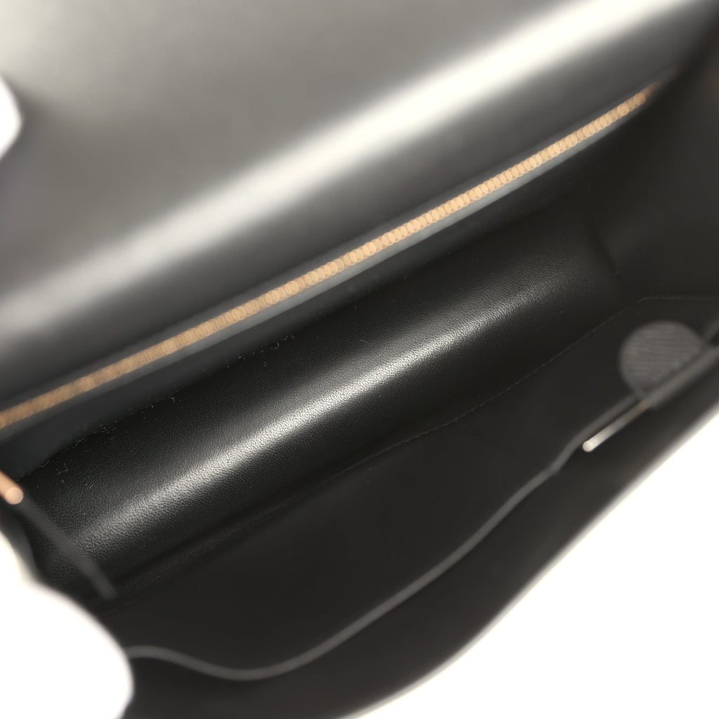 Constance 1-24 Black Epsom Rose Gold Hardware Bag