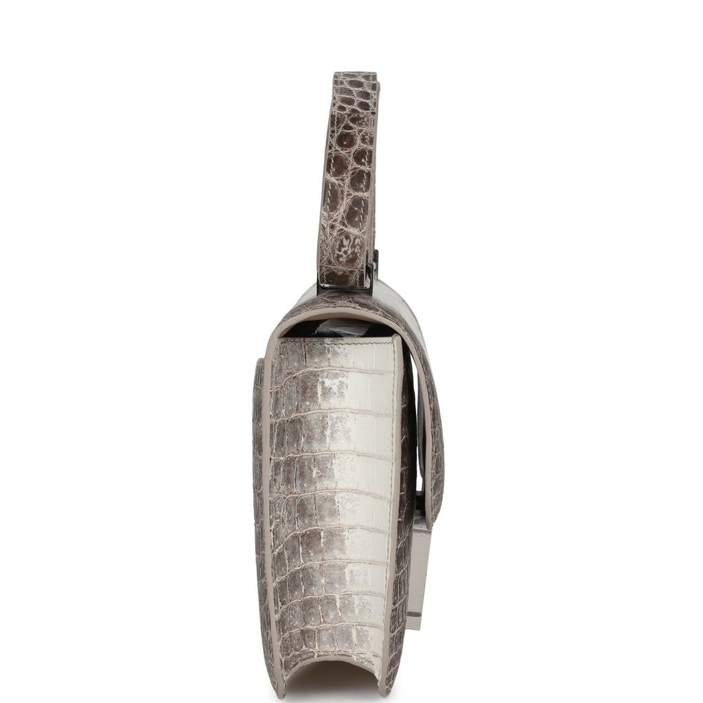 Constance 1-24 Himalaya Matte Niloticus Crocodile Palladium Hardware Bag