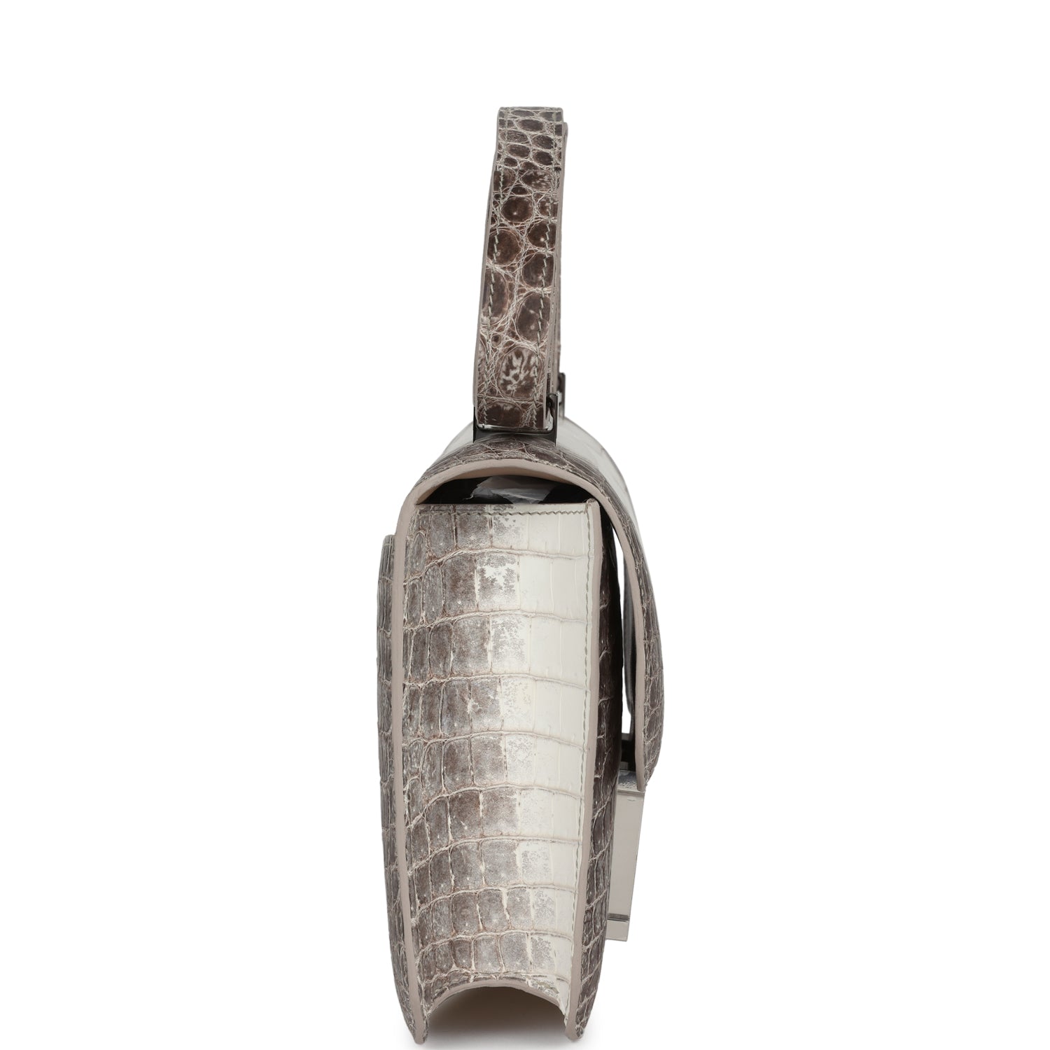 Constance 1-24 Himalaya Matte Niloticus Crocodile Palladium Hardware Bag