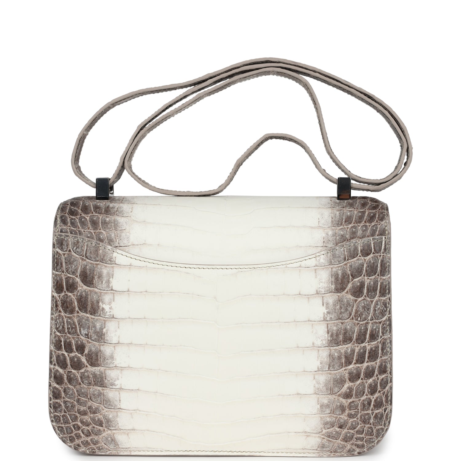 Constance 1-24 Himalaya Matte Niloticus Crocodile Palladium Hardware Bag