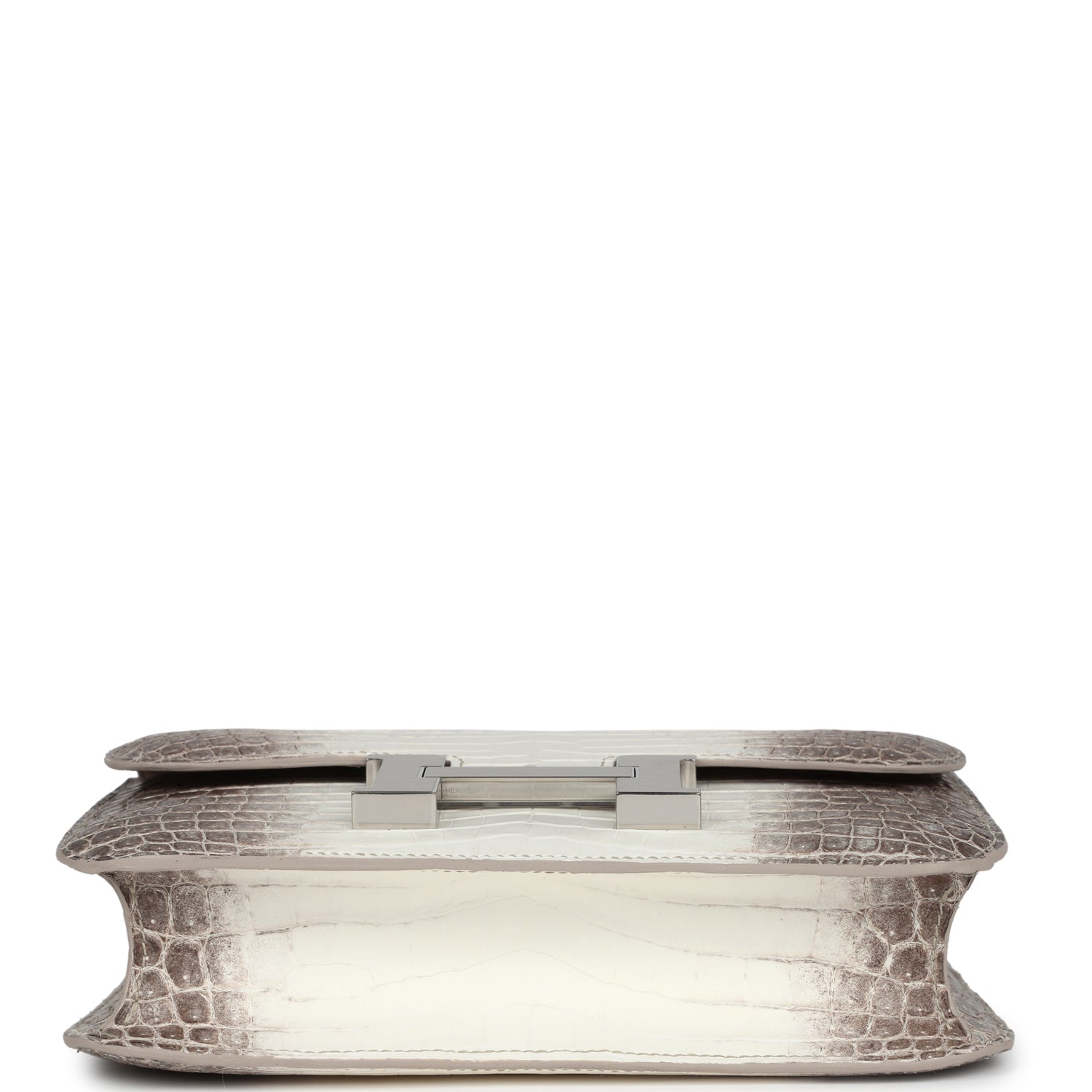 Constance 1-24 Himalaya Matte Niloticus Crocodile Palladium Hardware Bag
