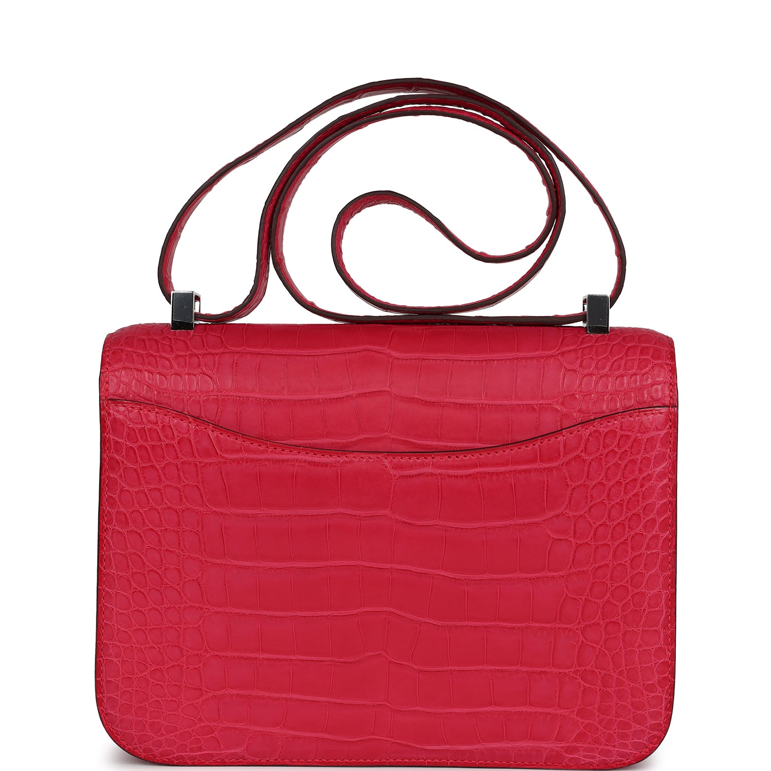 Constance 1-24 Rose Extreme Matte Alligator Palladium Hardware Bag