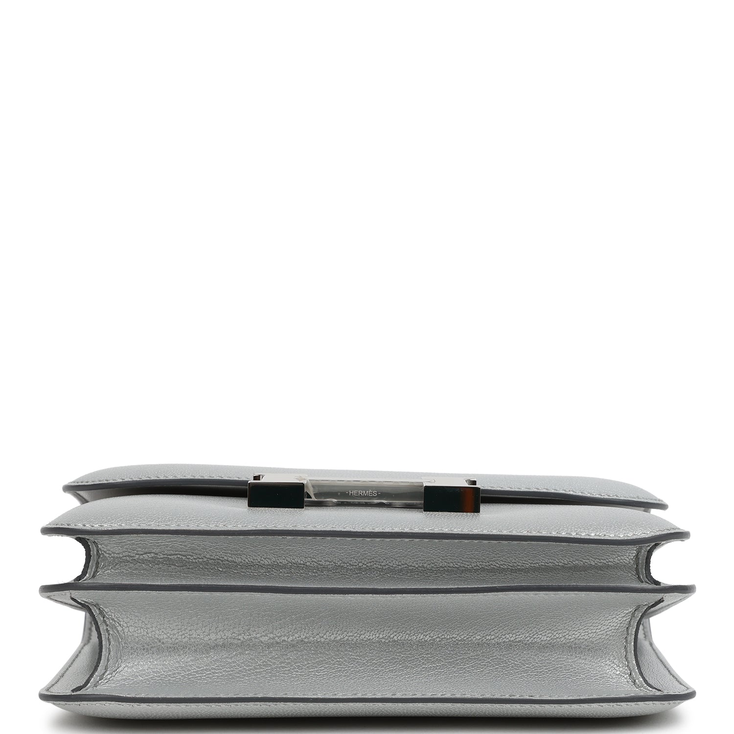 Constance 18 Argent Chevre Chamkilight Palladium Hardware Bag