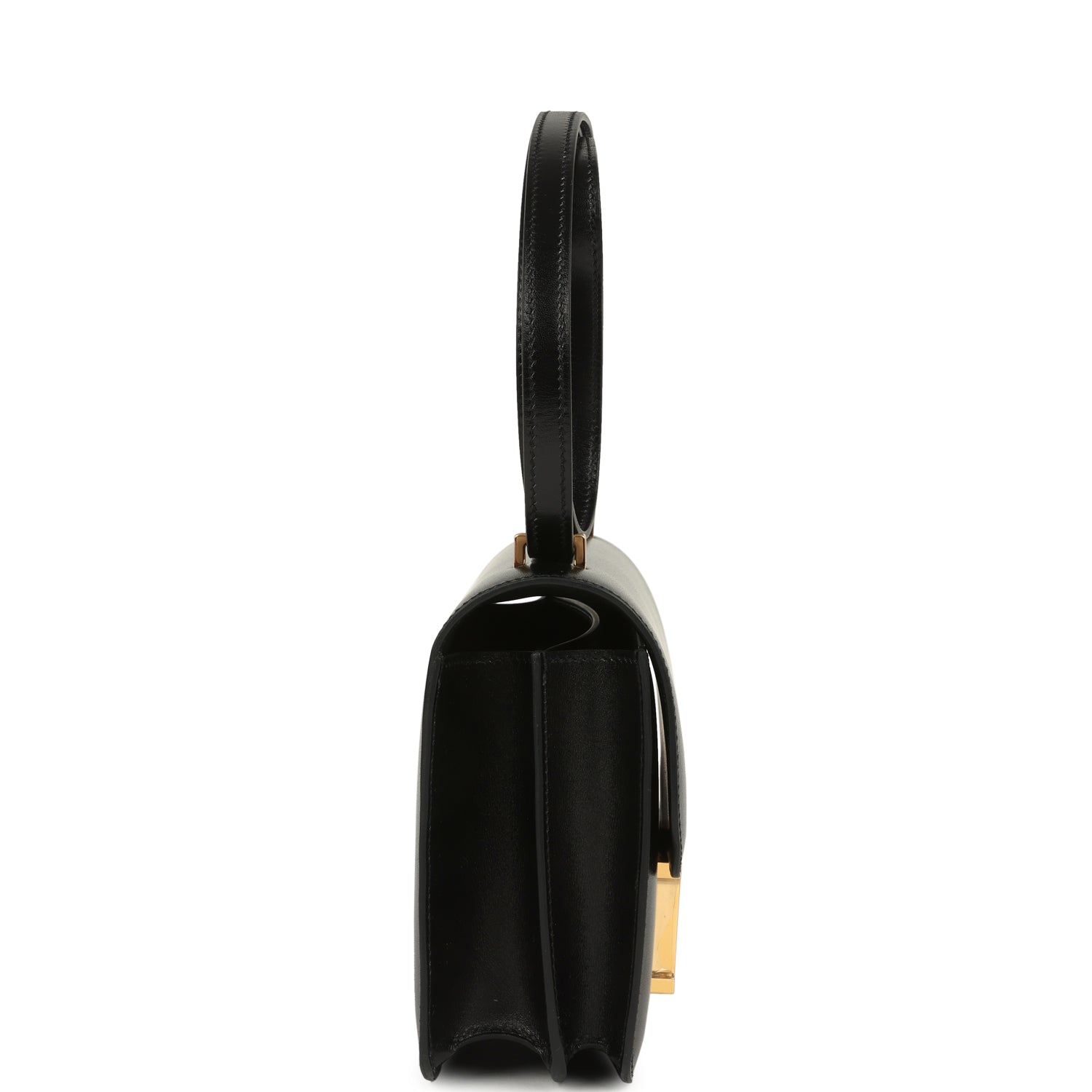 Constance 18 Black Box Gold Hardware Bag