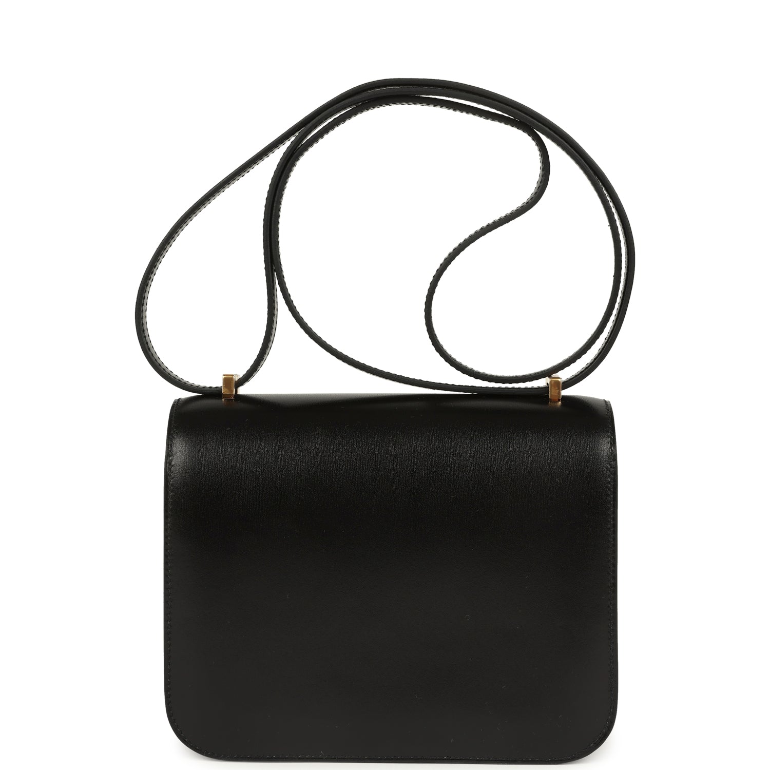 Constance 18 Black Box Gold Hardware Bag