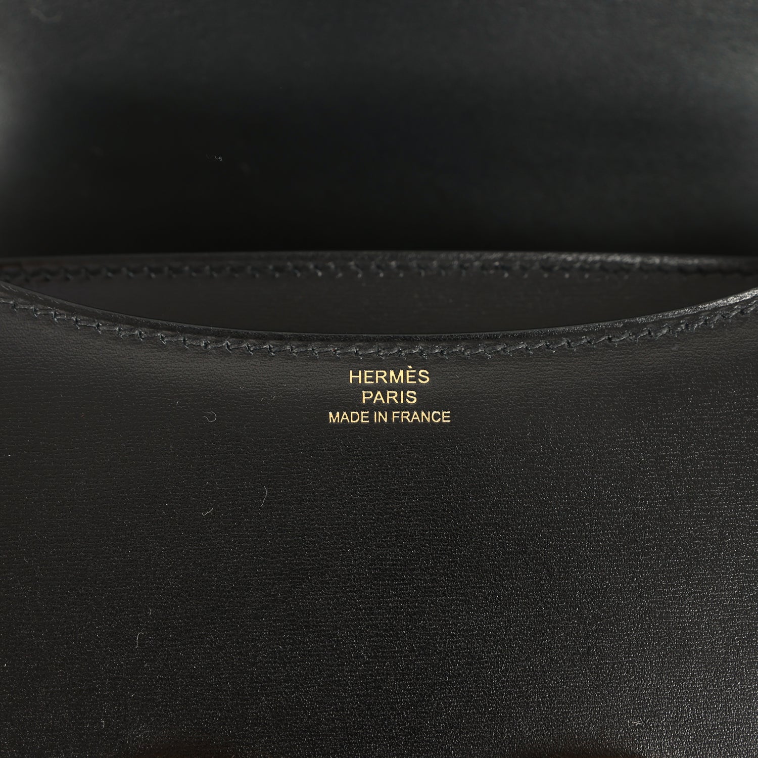 Constance 18 Black Box Gold Hardware Bag