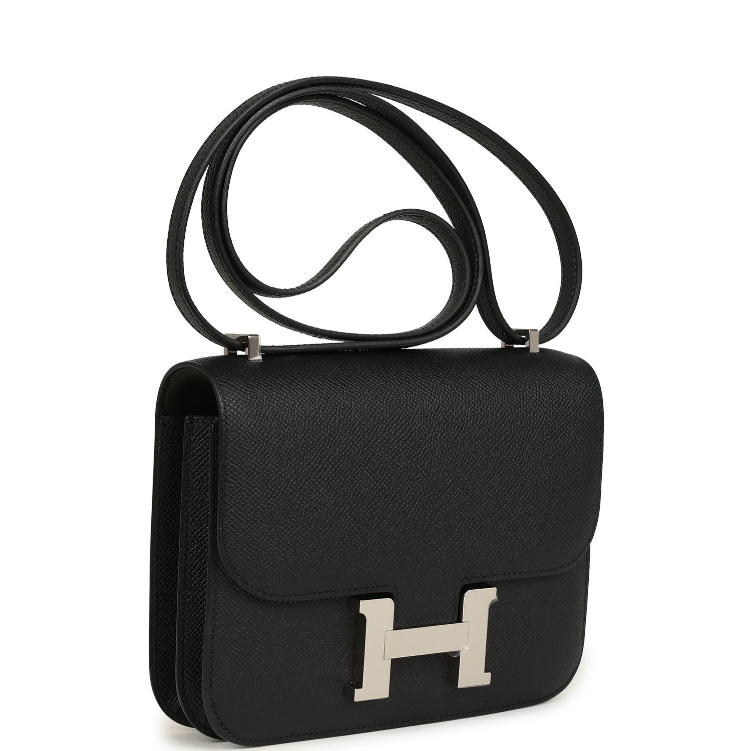 Constance 18 Black Epsom Palladium Hardware Bag