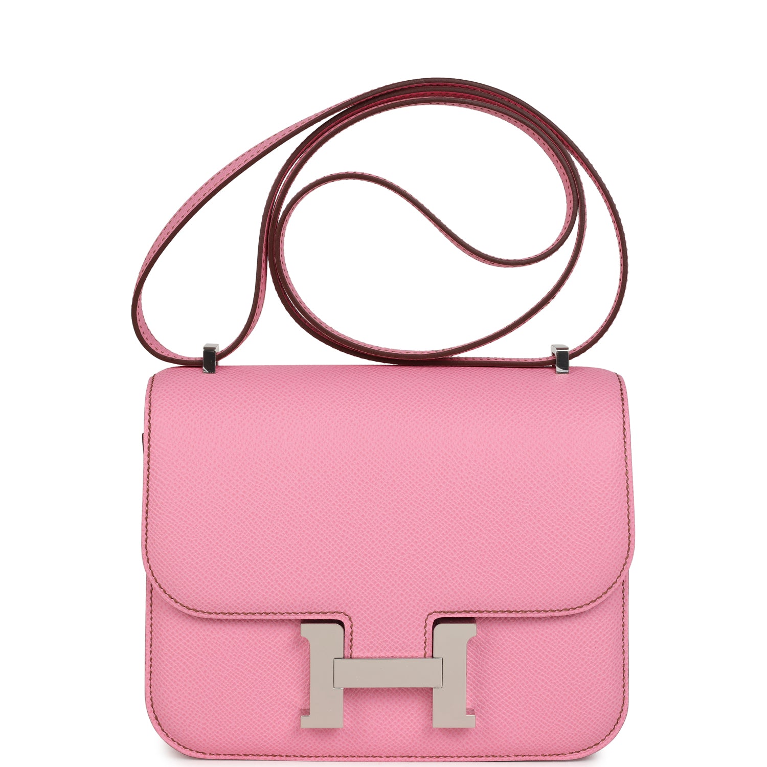 Constance 18 Bubblegum 5P Epsom Palladium Hardware Bag