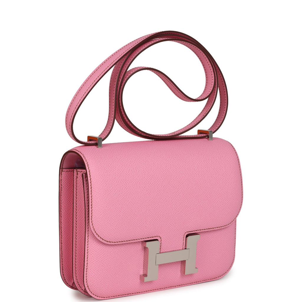 Constance 18 Bubblegum 5P Epsom Palladium Hardware Bag