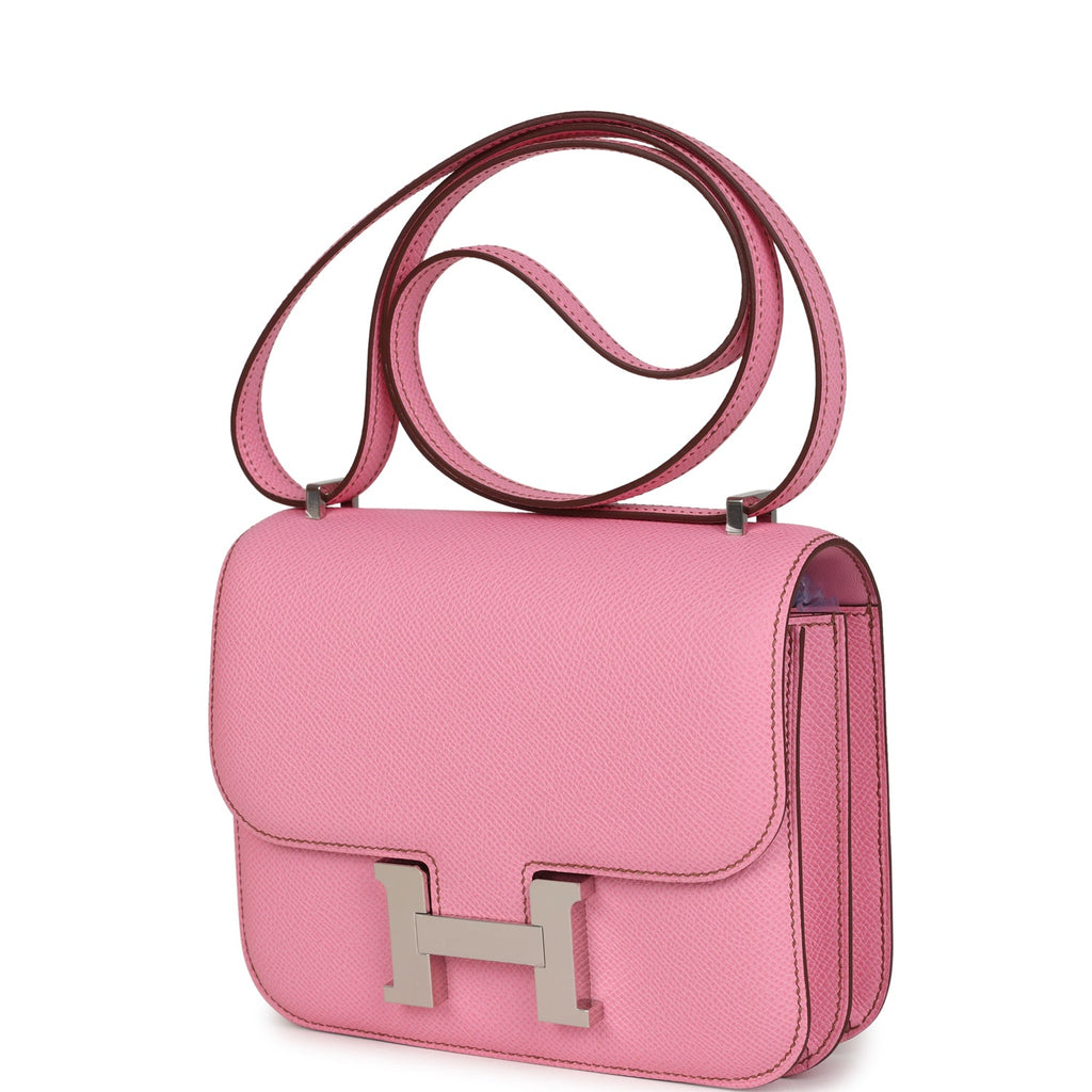 Constance 18 Bubblegum 5P Epsom Palladium Hardware Bag
