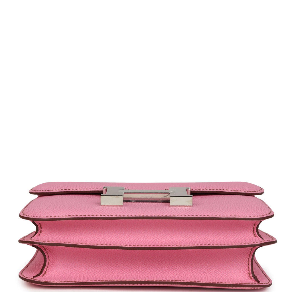Constance 18 Bubblegum 5P Epsom Palladium Hardware Bag
