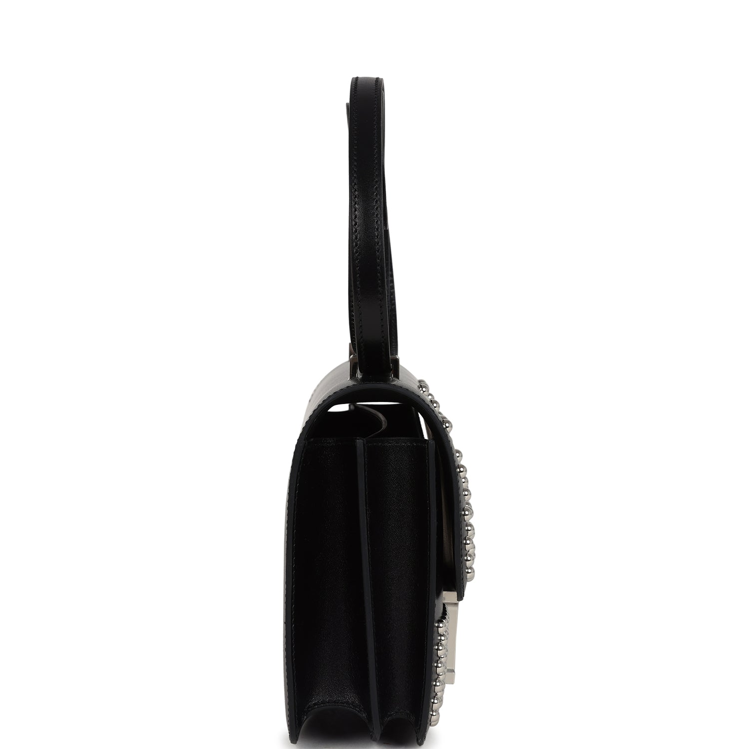 Constance 18 Clouté Black Box Palladium Hardware Bag