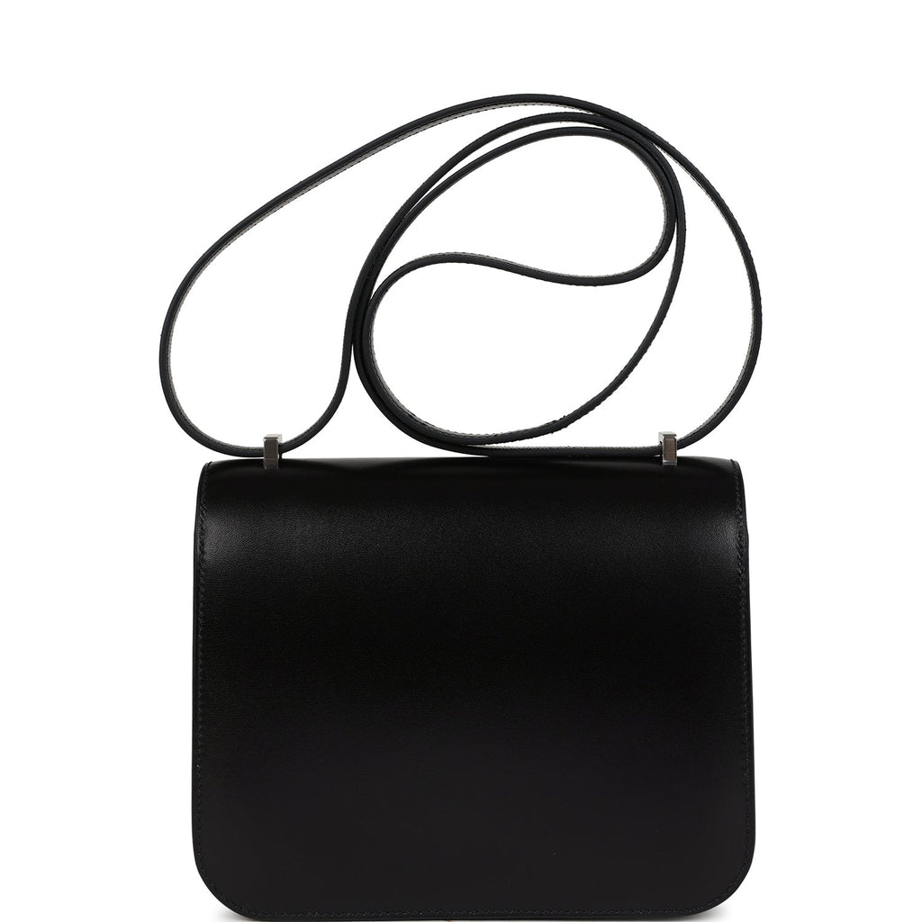 Constance 18 Clouté Black Box Palladium Hardware Bag