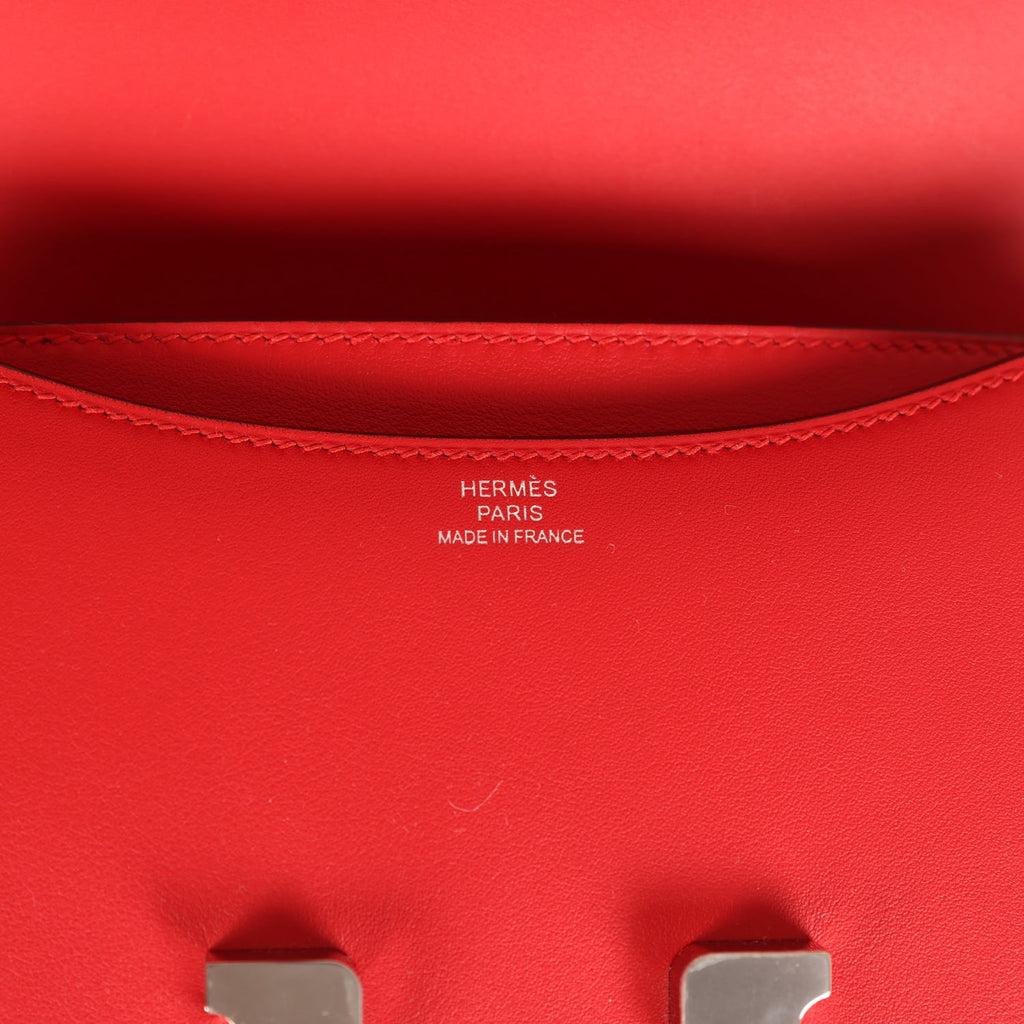 Constance 18 Dancing Flowers Rouge De Coeur Embroidered Swift Palladium Hardware Bag