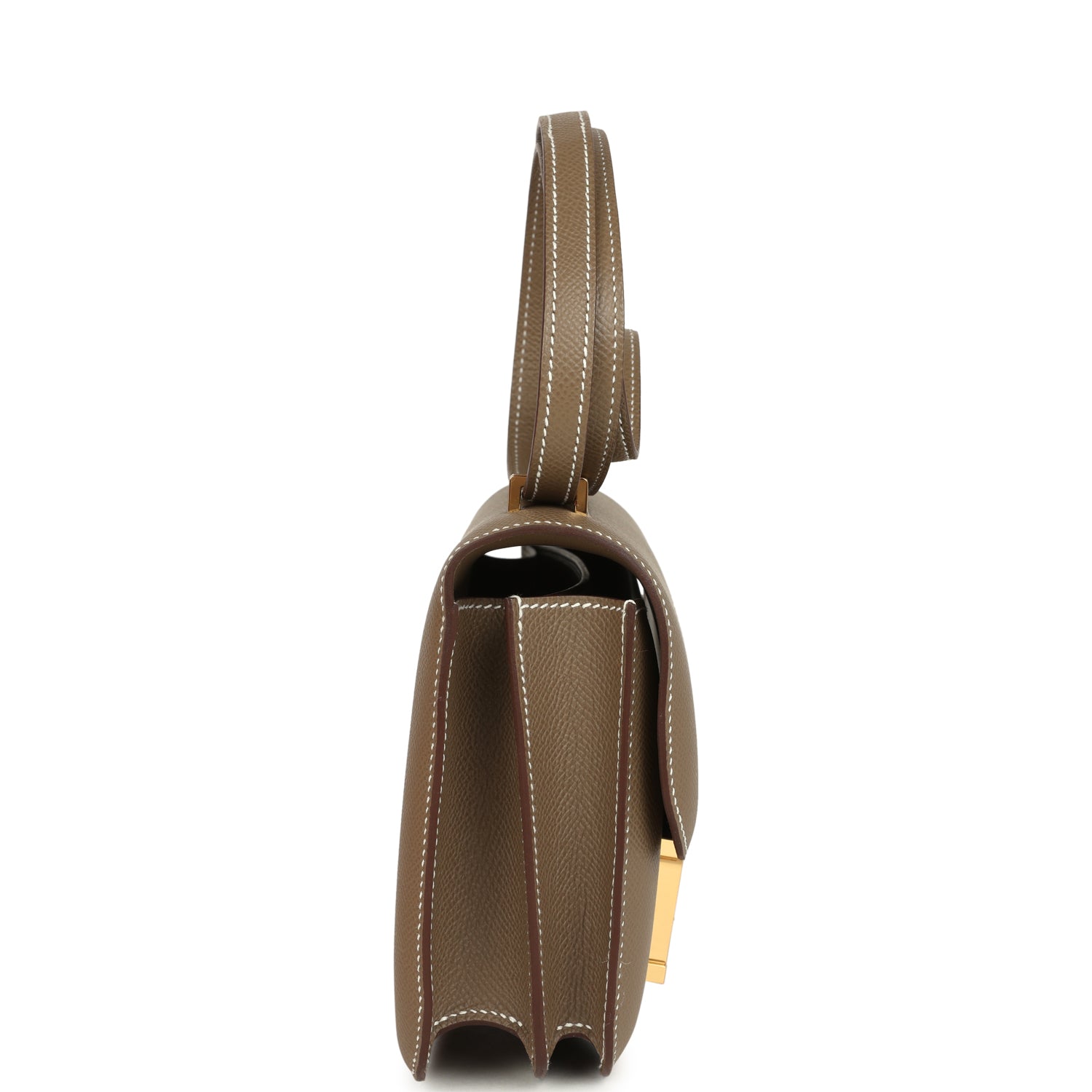 Constance 18 Etoupe Epsom Gold Hardware Bag