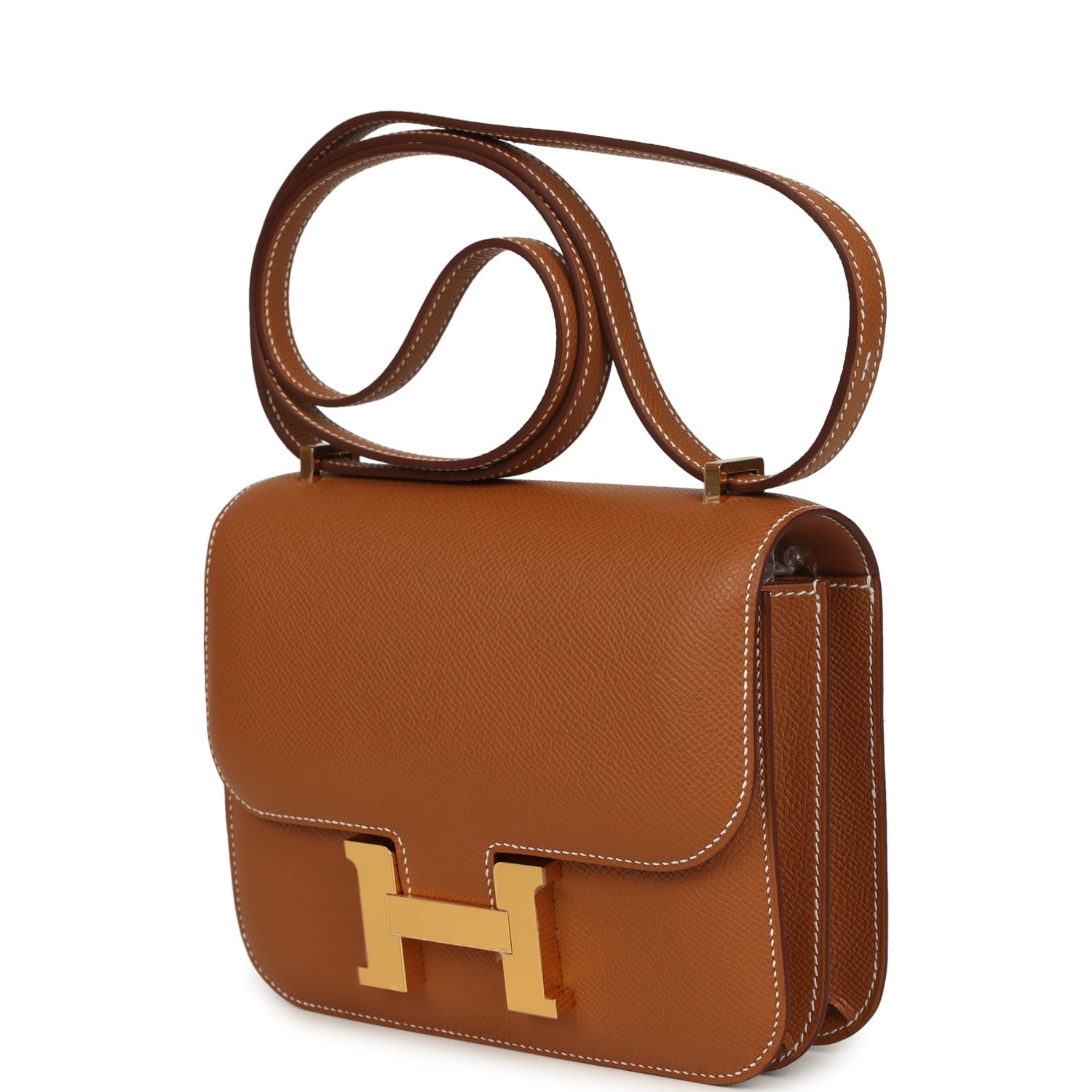 Constance 18 Gold Epsom Gold Hardware Bag