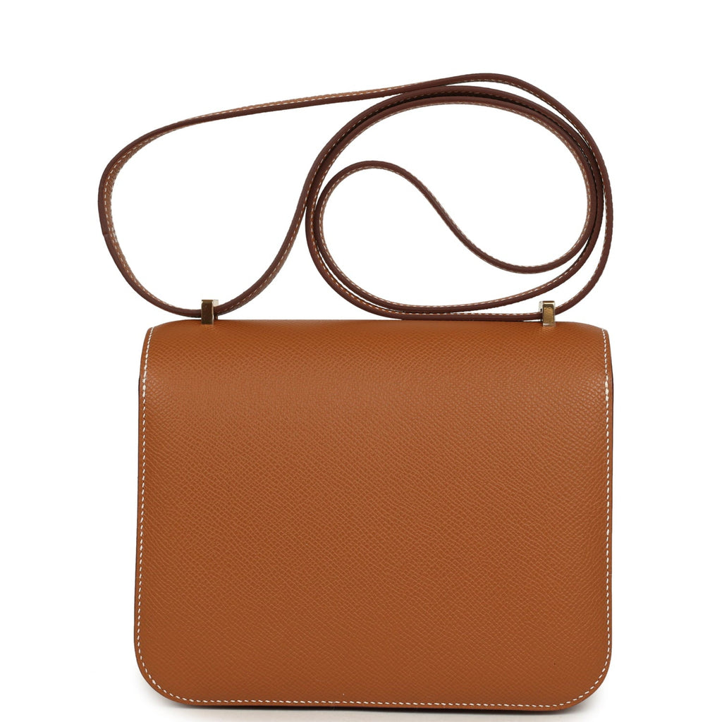 Constance 18 Gold Epsom Gold Hardware Bag