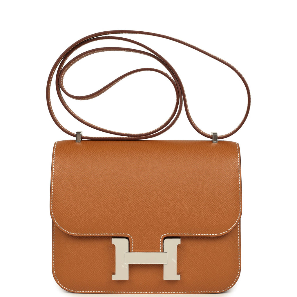 Constance 18 Gold Epsom Palladium Hardware Bag